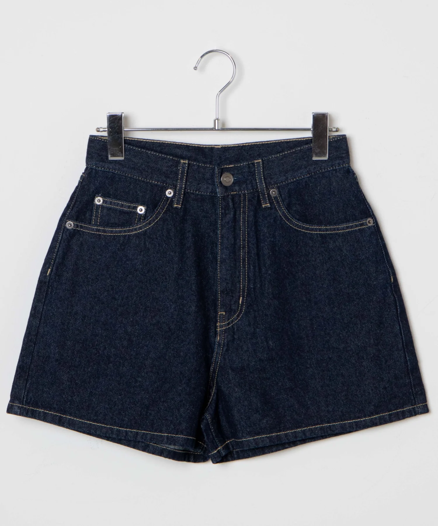 デニム台形ショートパンツ - Image 42