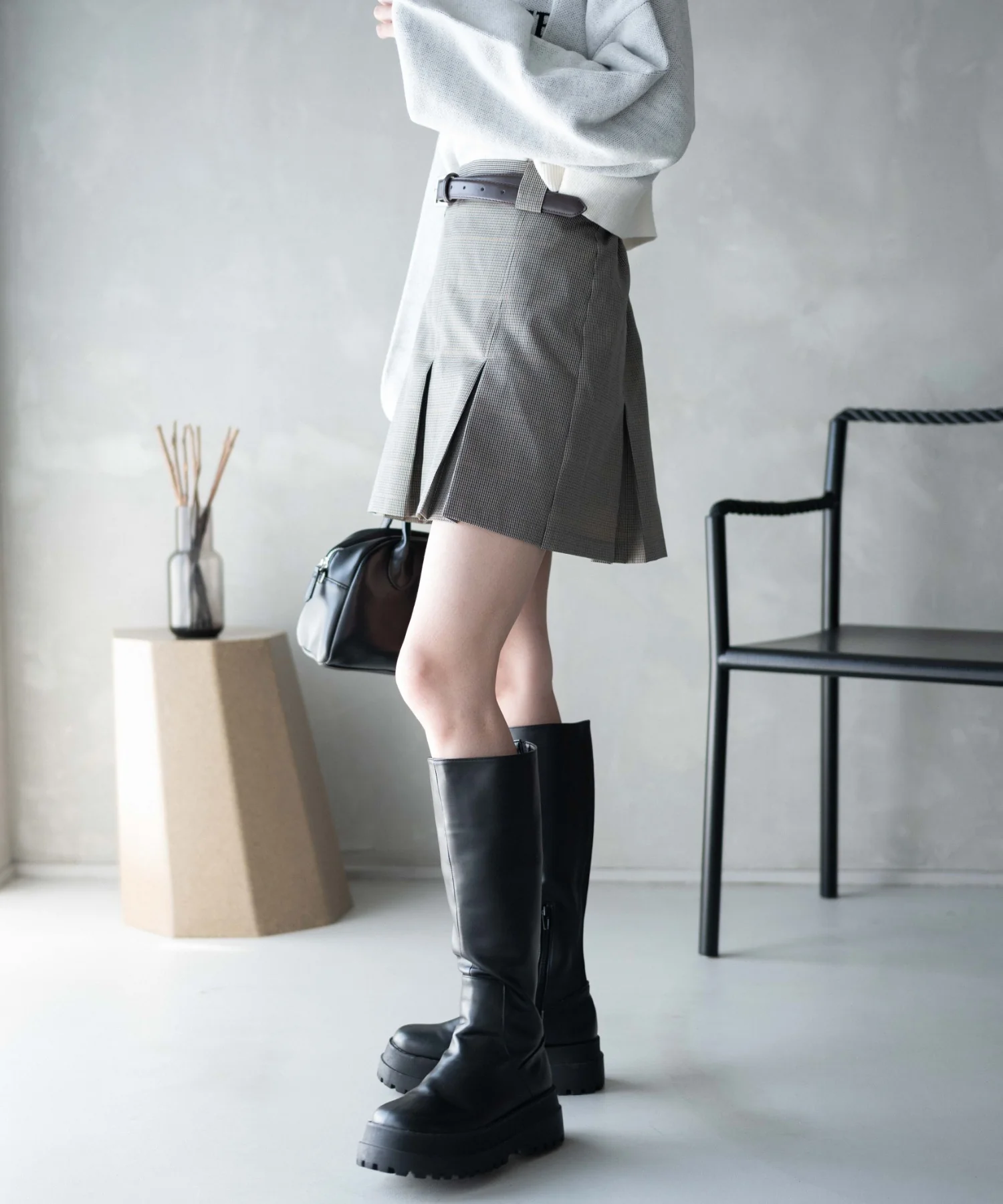 ベルト付プリーツミニスカパン - Image 14