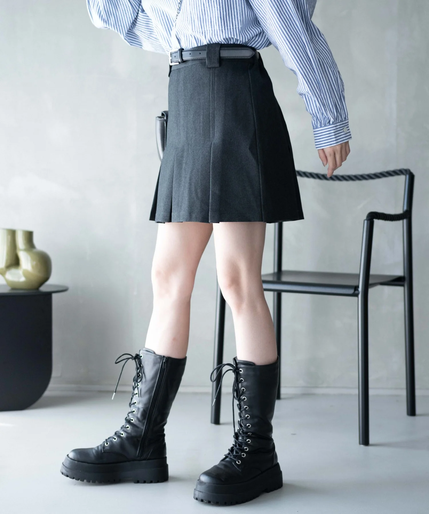 ベルト付プリーツミニスカパン - Image 29