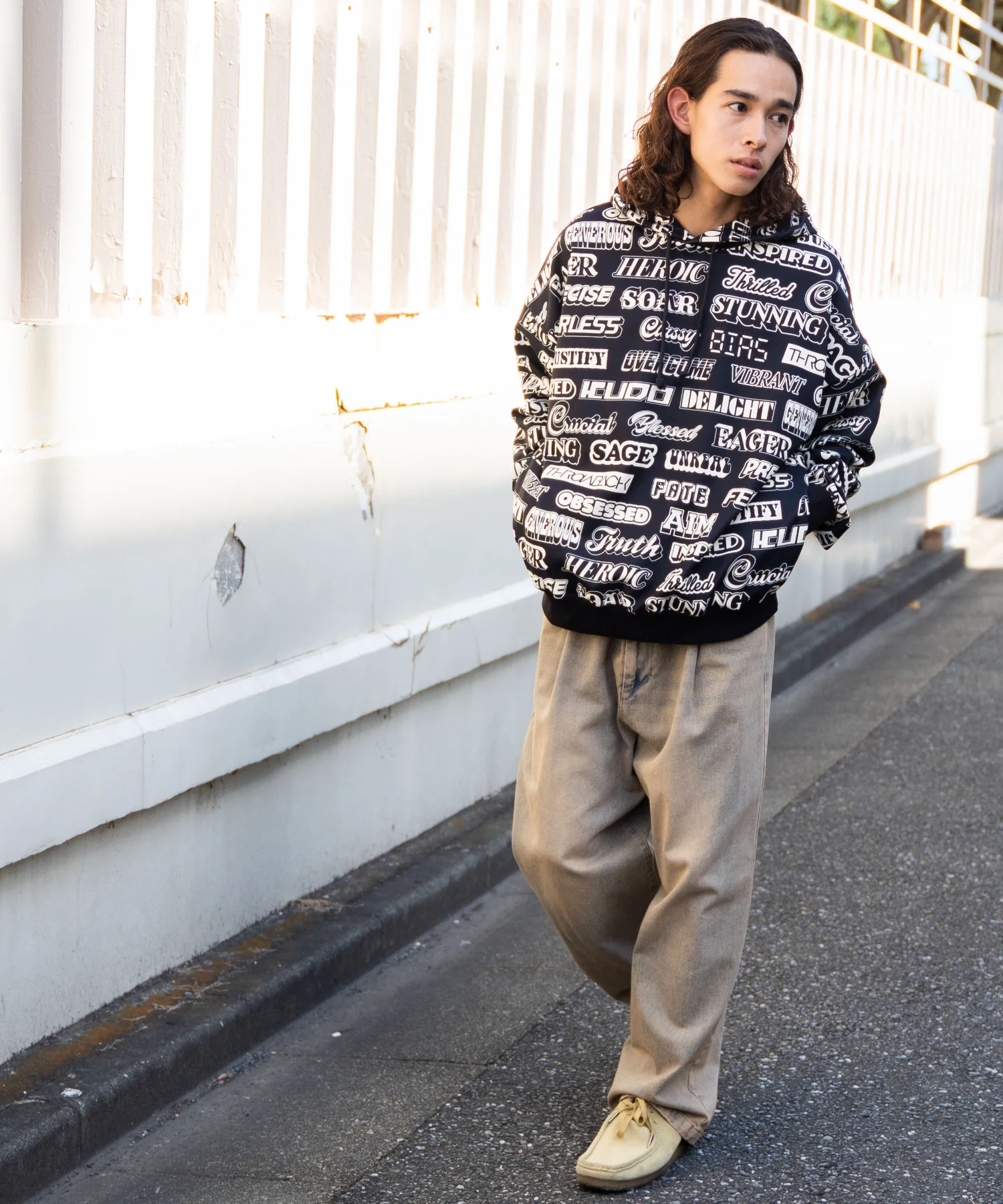 総柄BIGプルパーカー - Image 10