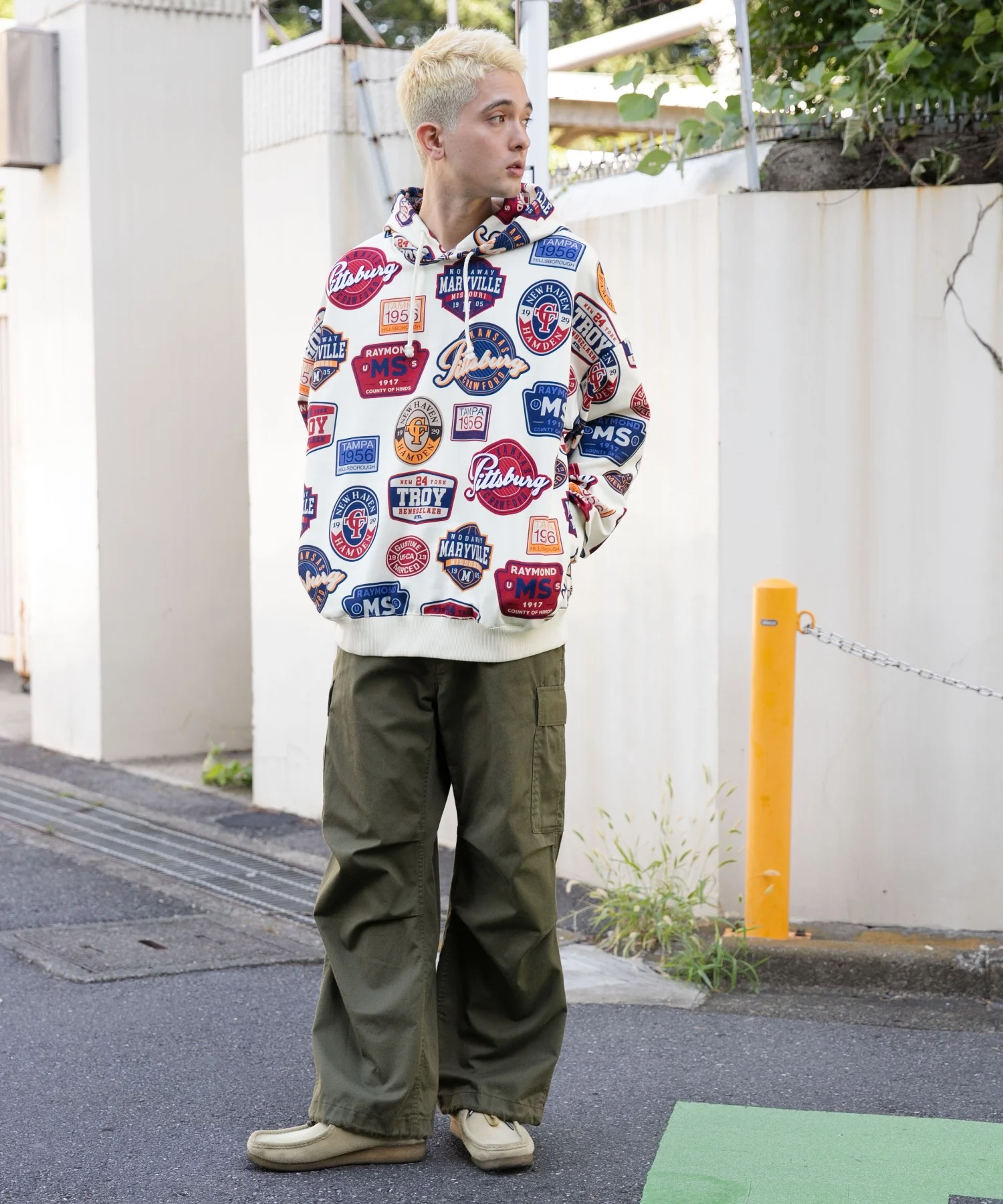 総柄BIGプルパーカー - Image 16