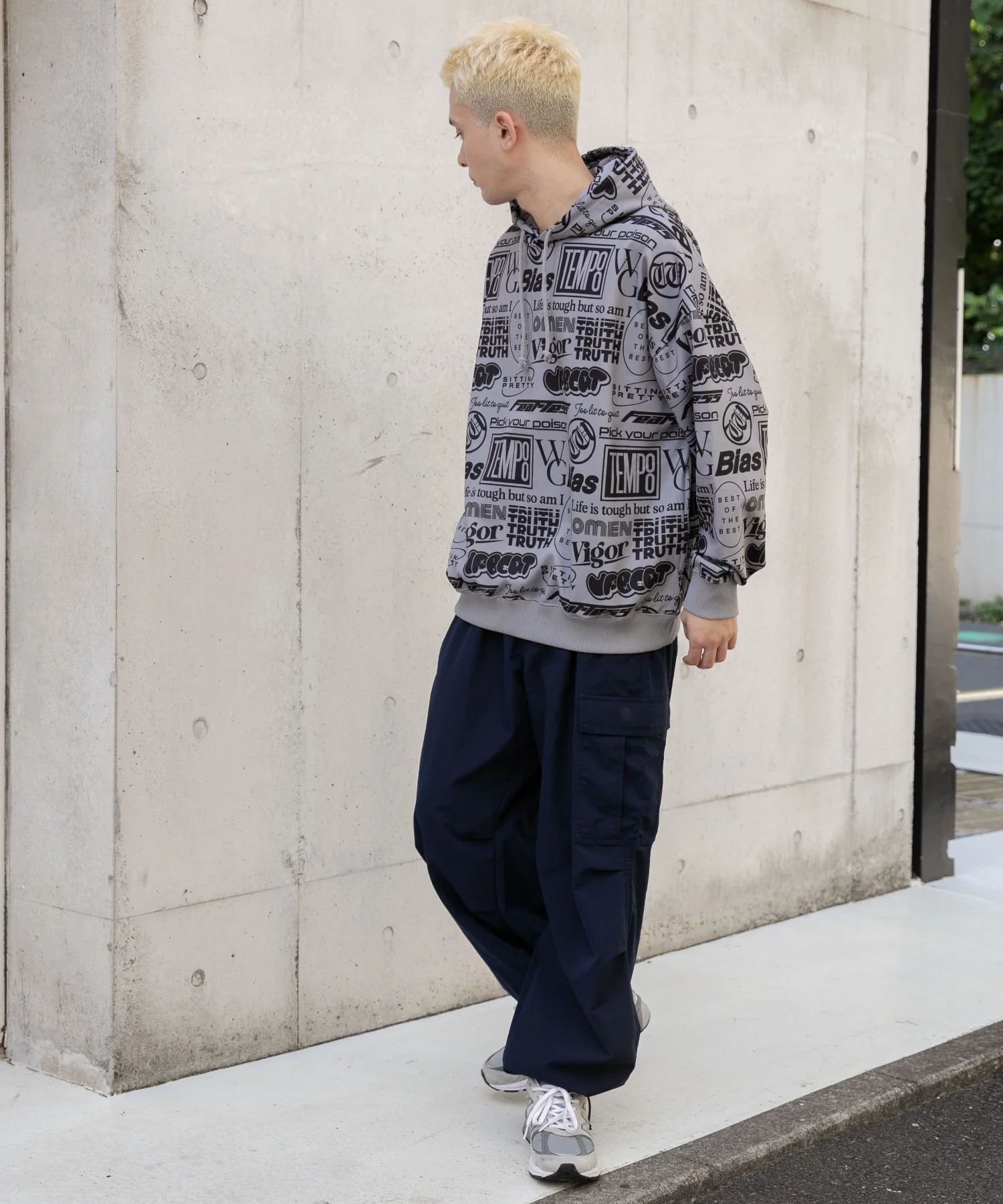 総柄BIGプルパーカー - Image 19