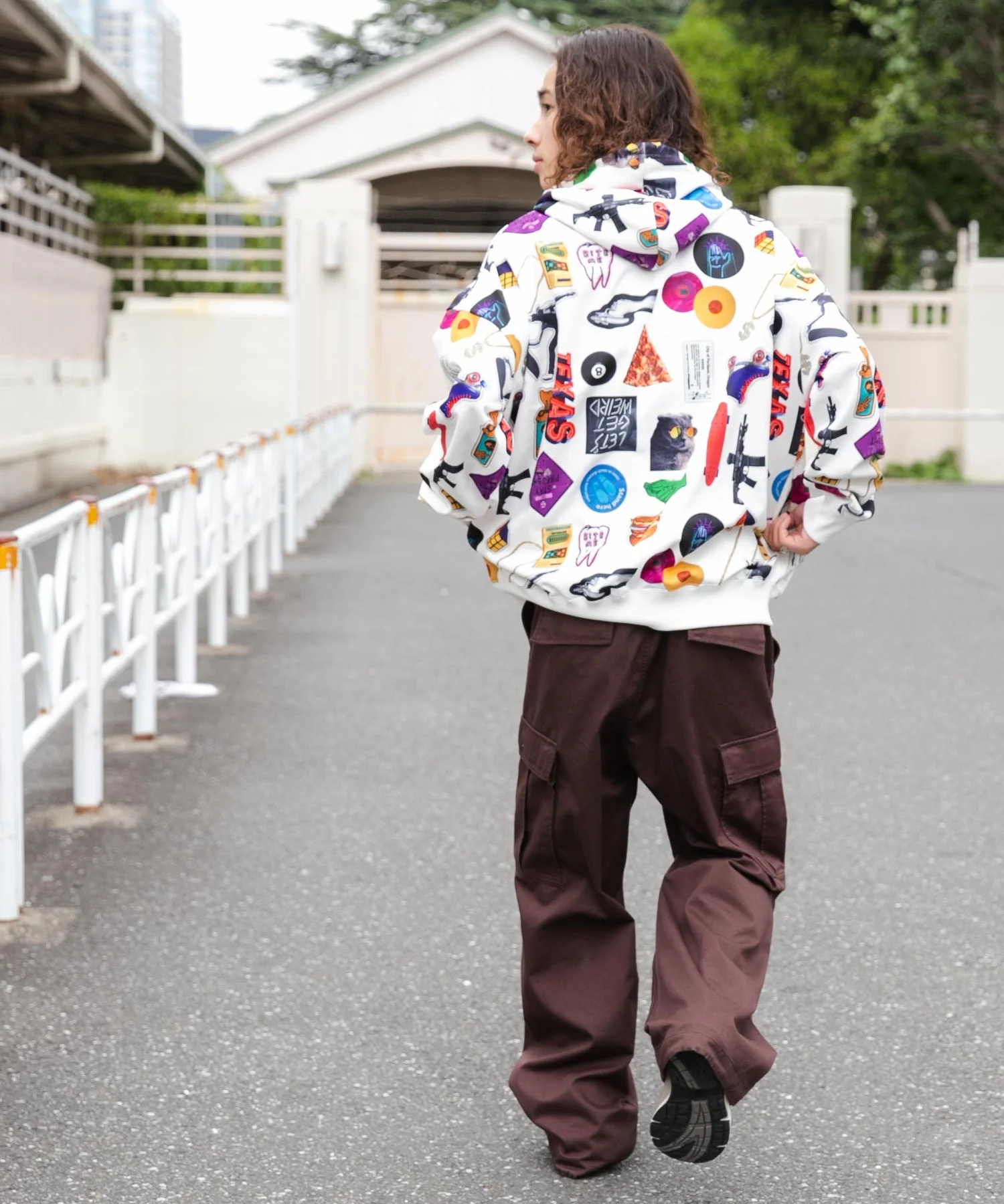 総柄BIGプルパーカー - Image 51