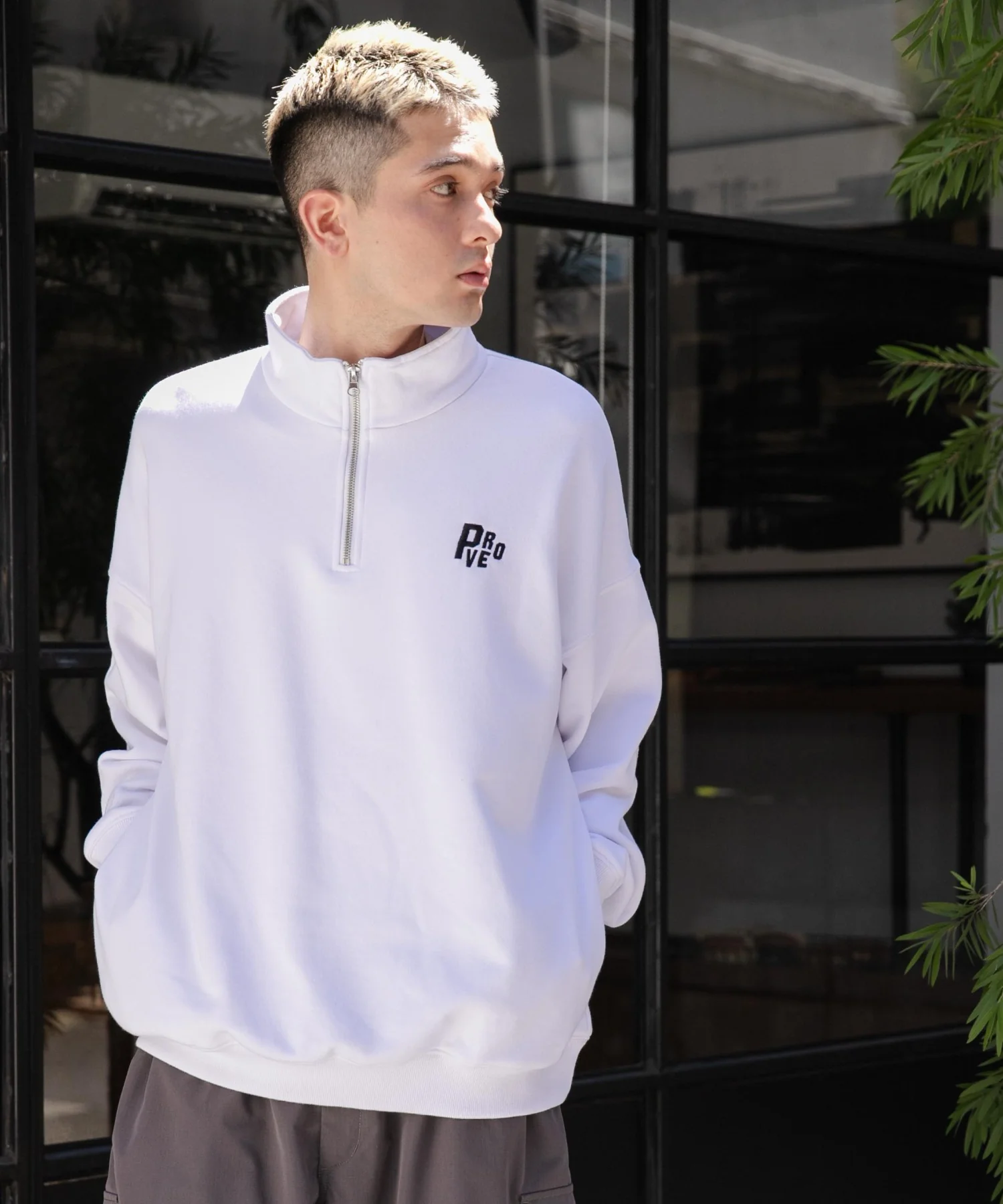 ヘビーウエイトハーフZIPワンポイントPO - Image 11