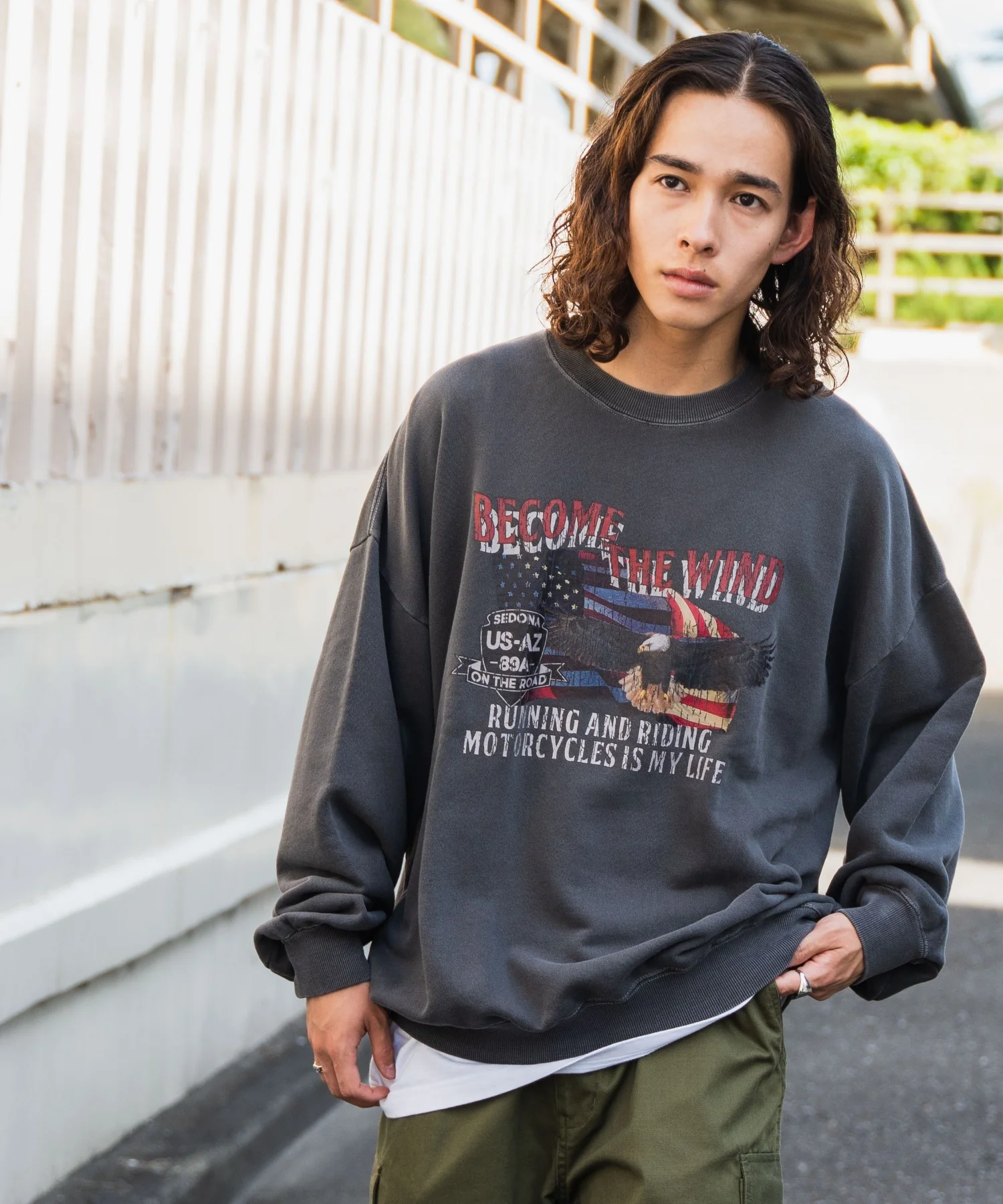 ピグメントグラフィックプルオーバー - Image 19