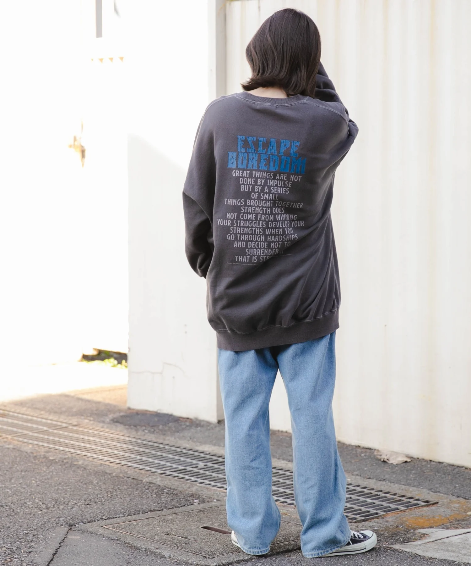 ピグメントグラフィックプルオーバー - Image 31
