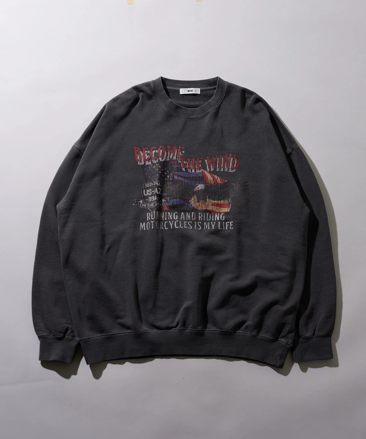 ピグメントグラフィックプルオーバー - Image 4