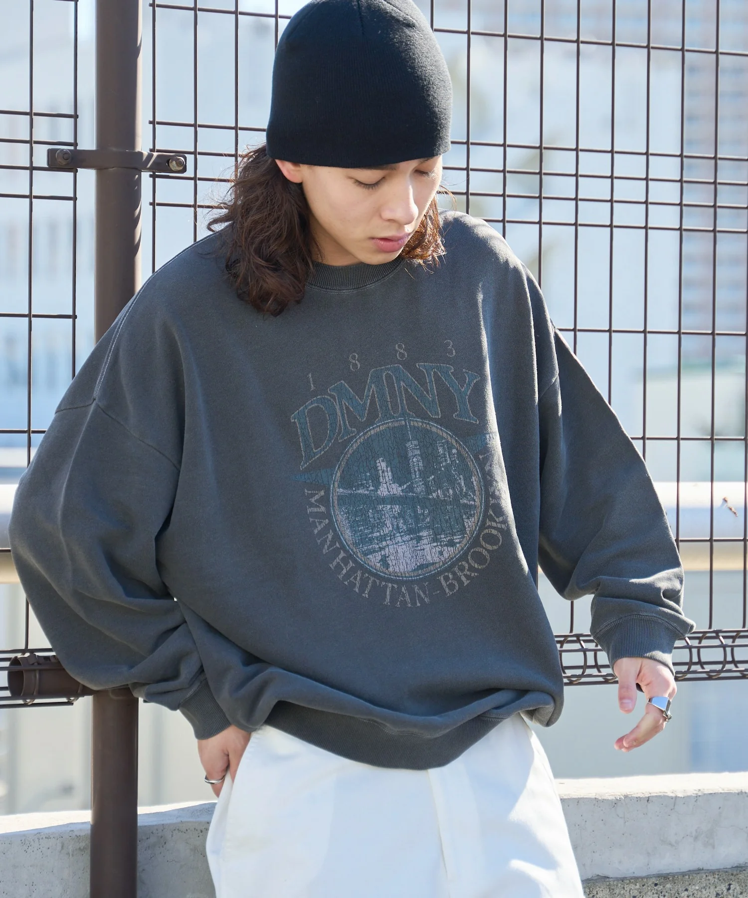 ピグメントグラフィックプルオーバー - Image 43
