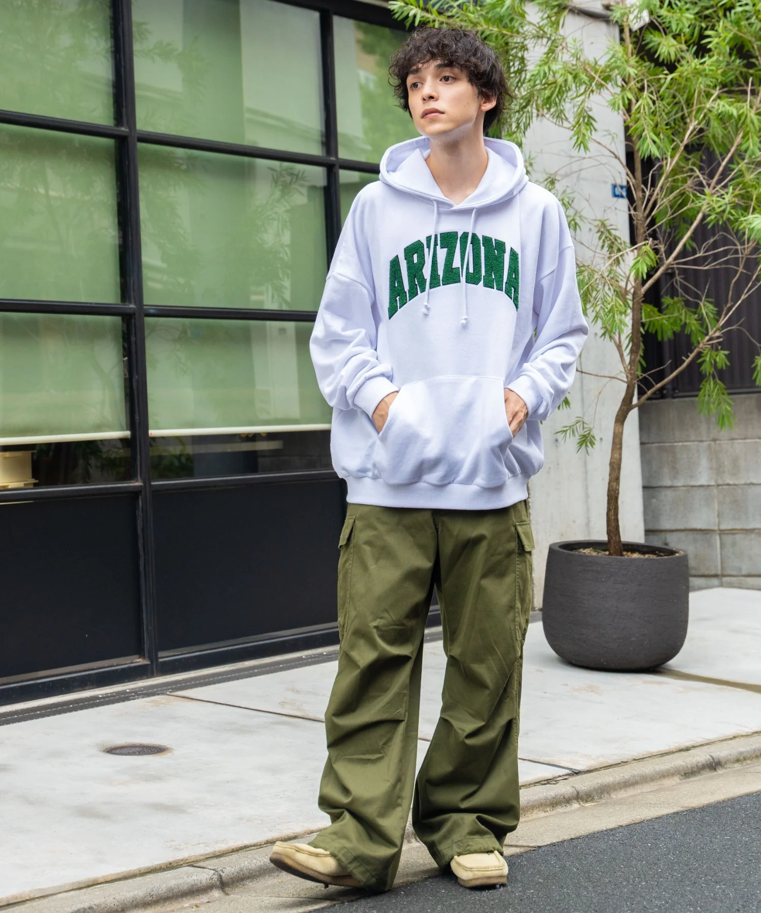 ヘビーウエイトサガラカレッジプルパーカー - Image 11