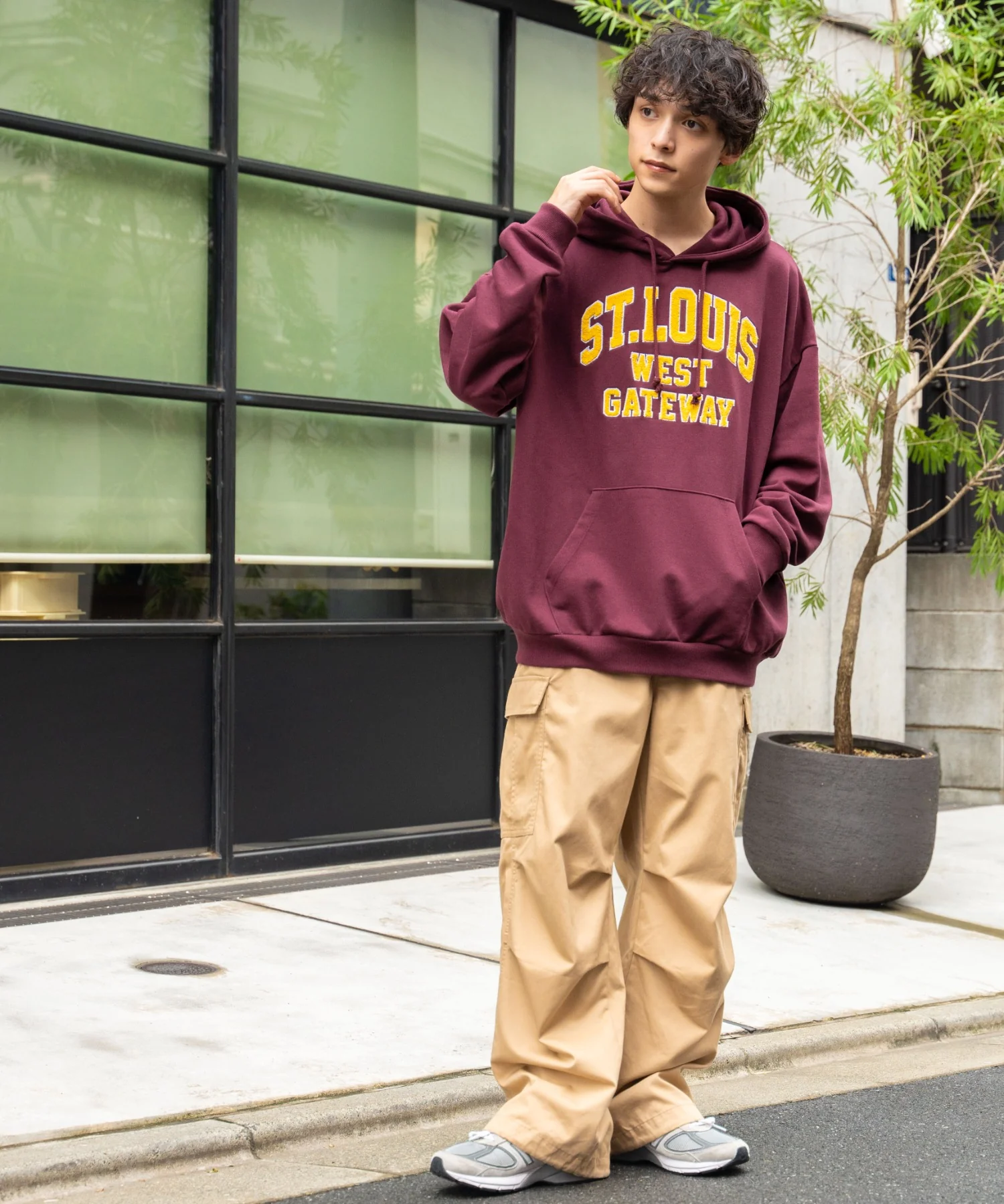 ヘビーウエイトサガラカレッジプルパーカー - Image 14