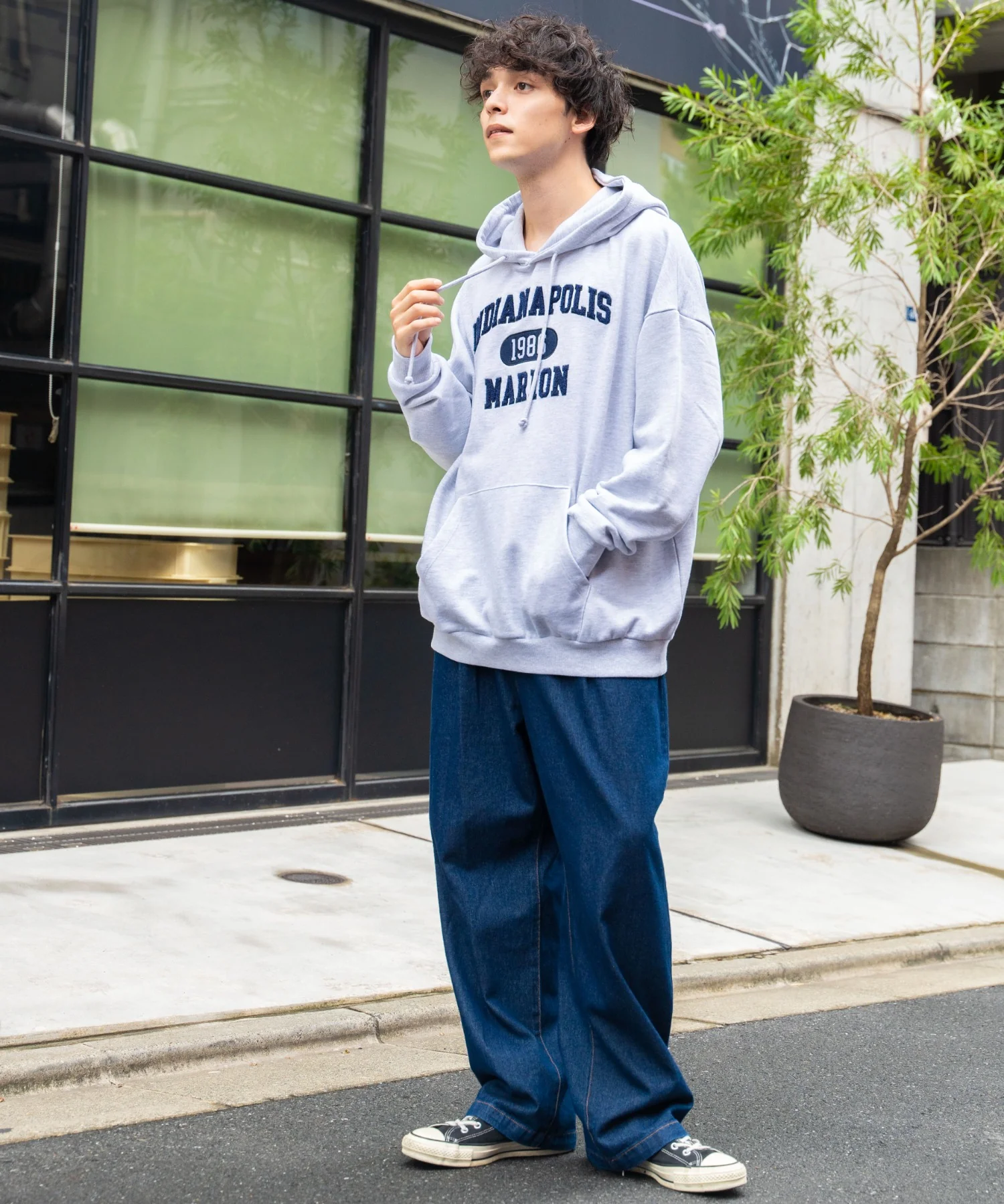 ヘビーウエイトサガラカレッジプルパーカー - Image 30