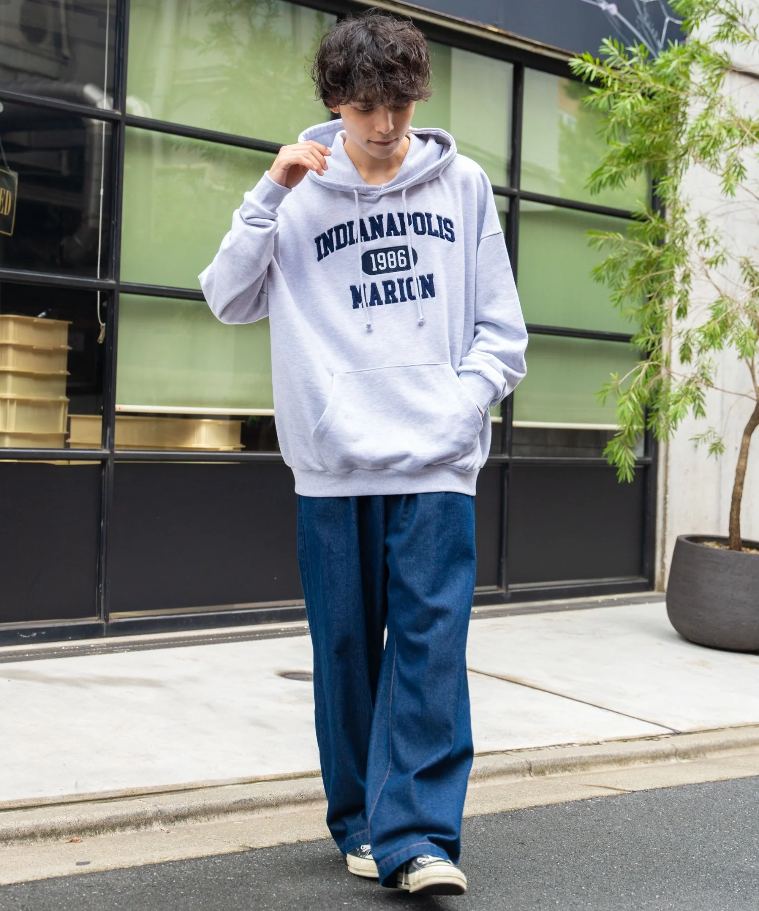 ヘビーウエイトサガラカレッジプルパーカー - Image 9