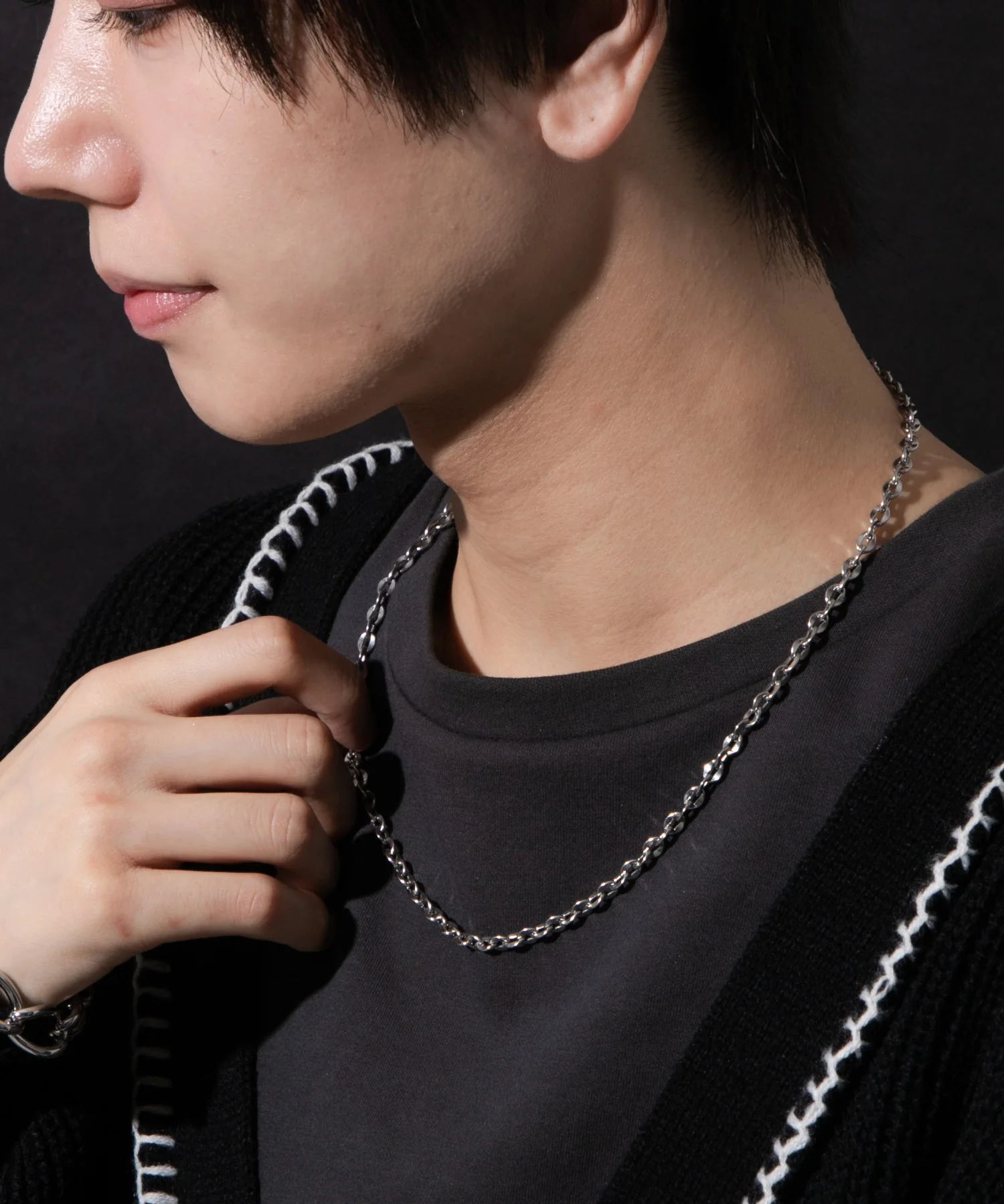 Mサージカルステンレスチェーンネックレス - Image 44