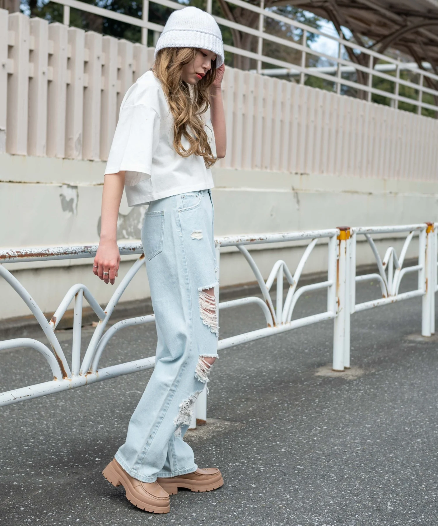 スーパーヘビークラッシュローライズパンツ - Image 15