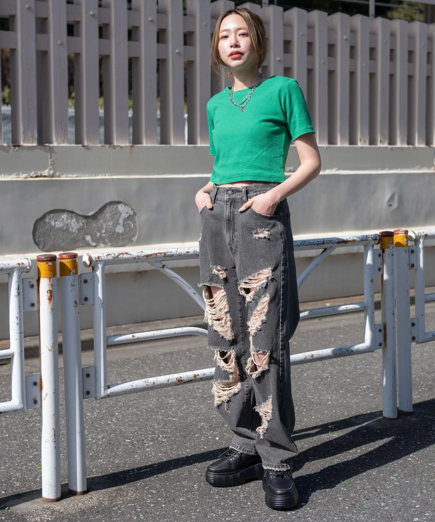 スーパーヘビークラッシュローライズパンツ - Image 20