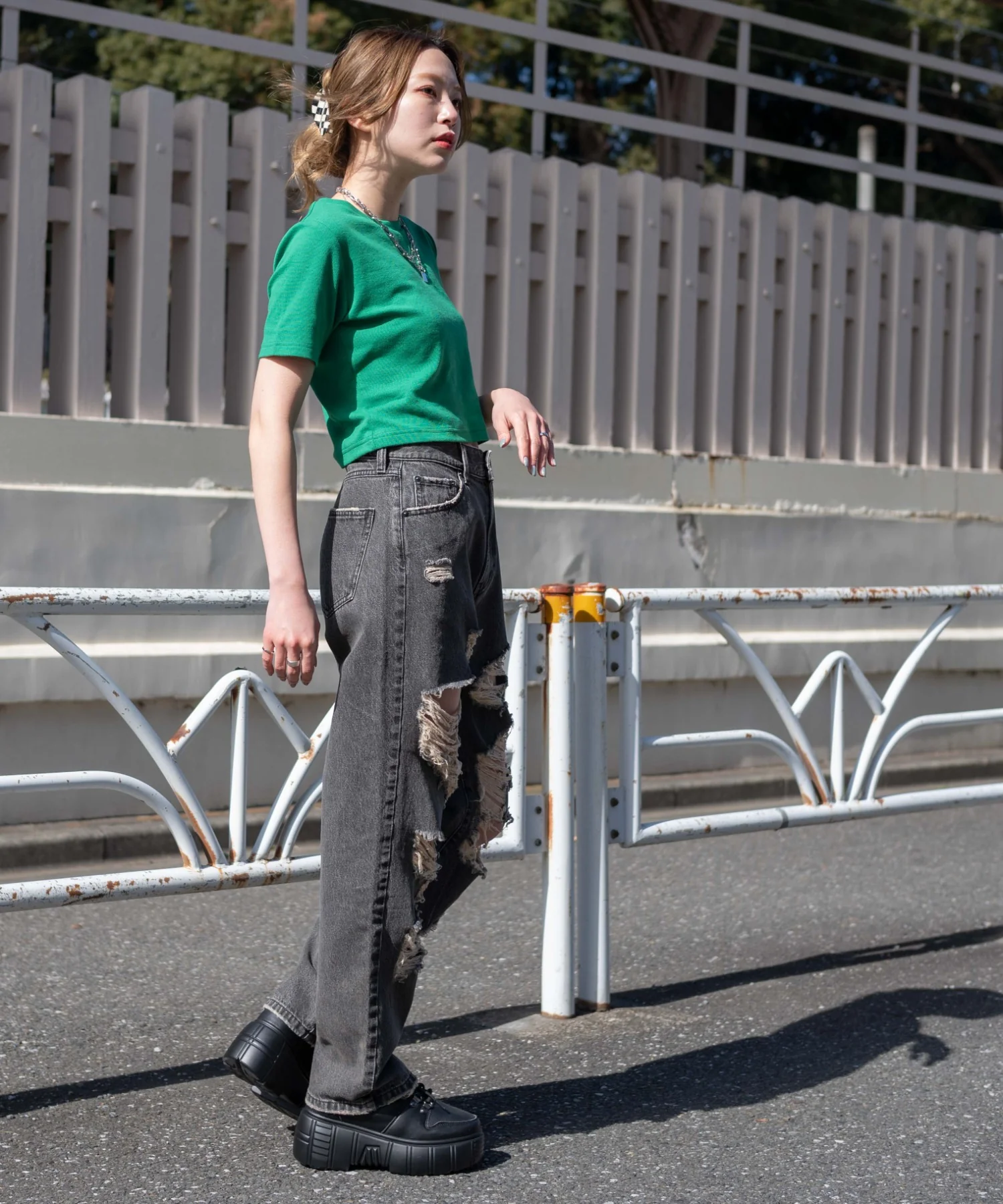 スーパーヘビークラッシュローライズパンツ - Image 21