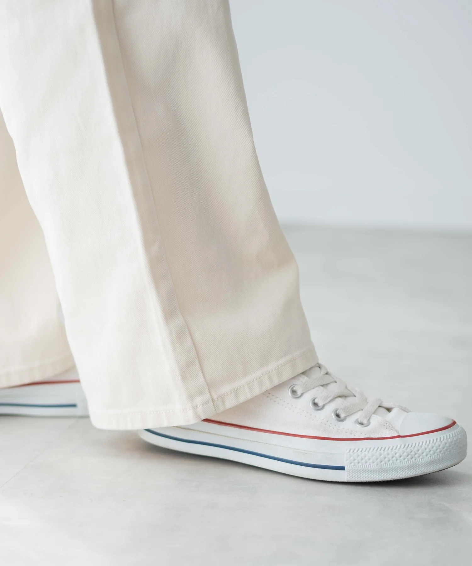 カラーウエストフィットワイドストレートパンツ - Image 12