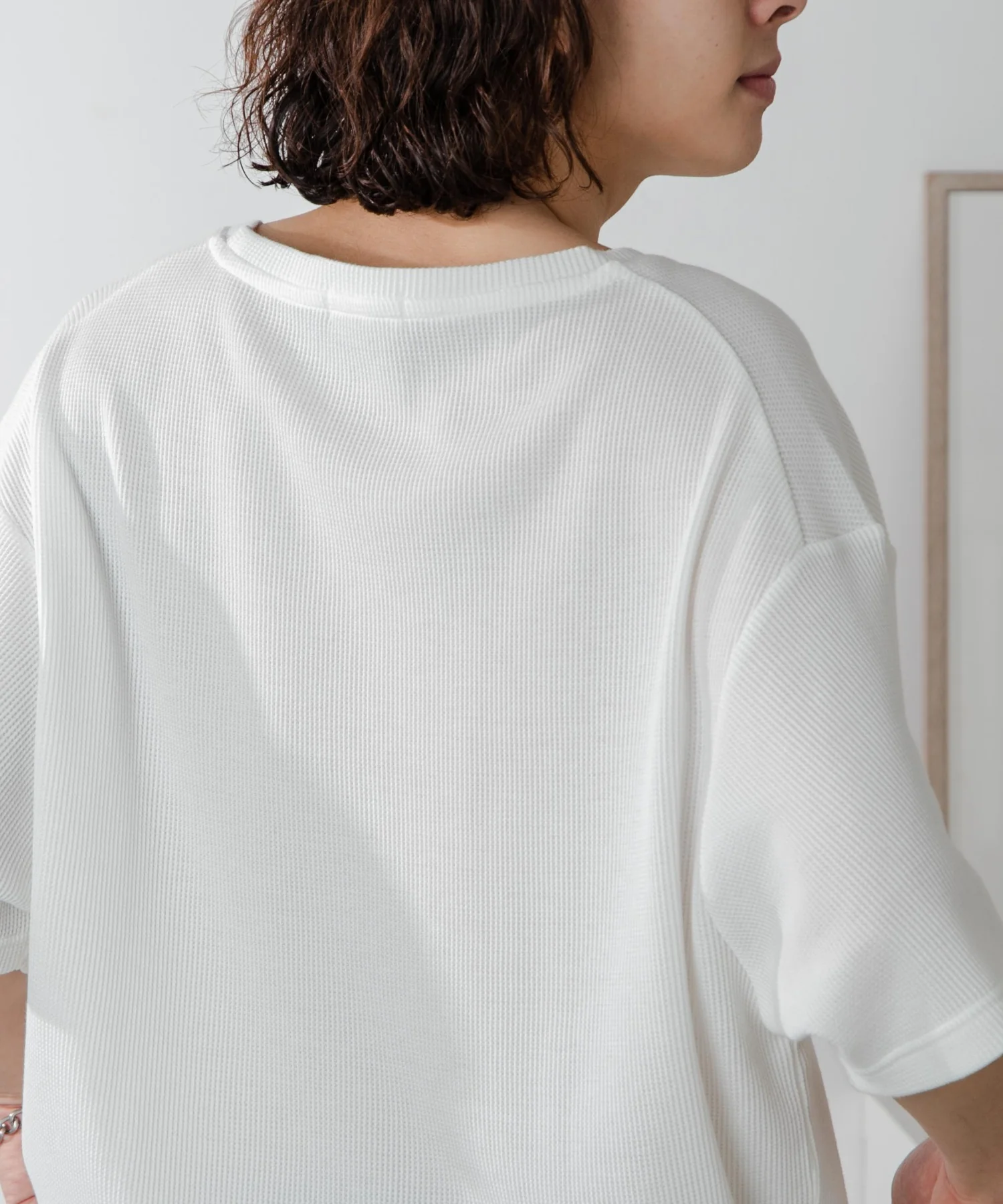 ワッフルUネックT - Image 10