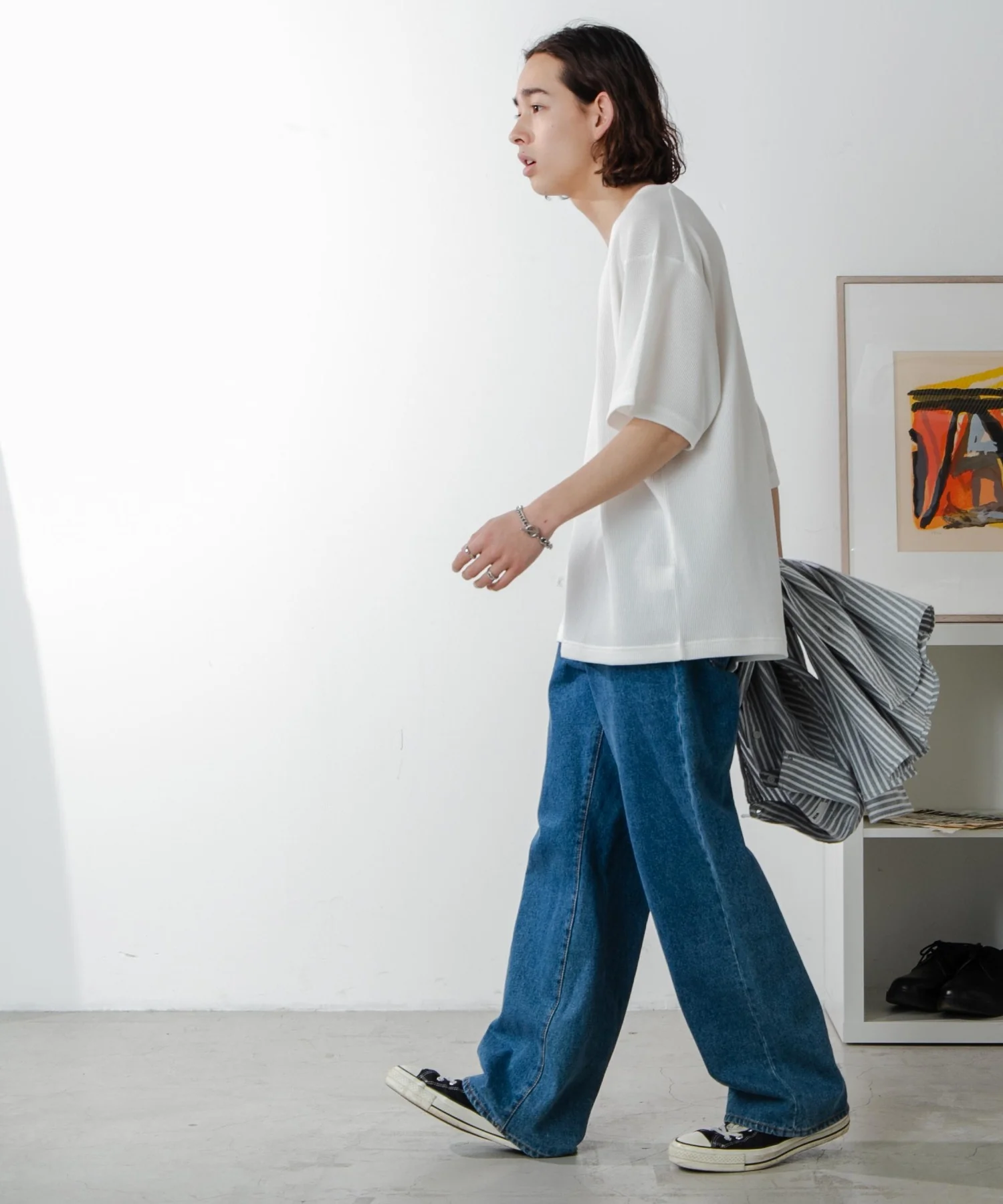 ワッフルUネックT - Image 13