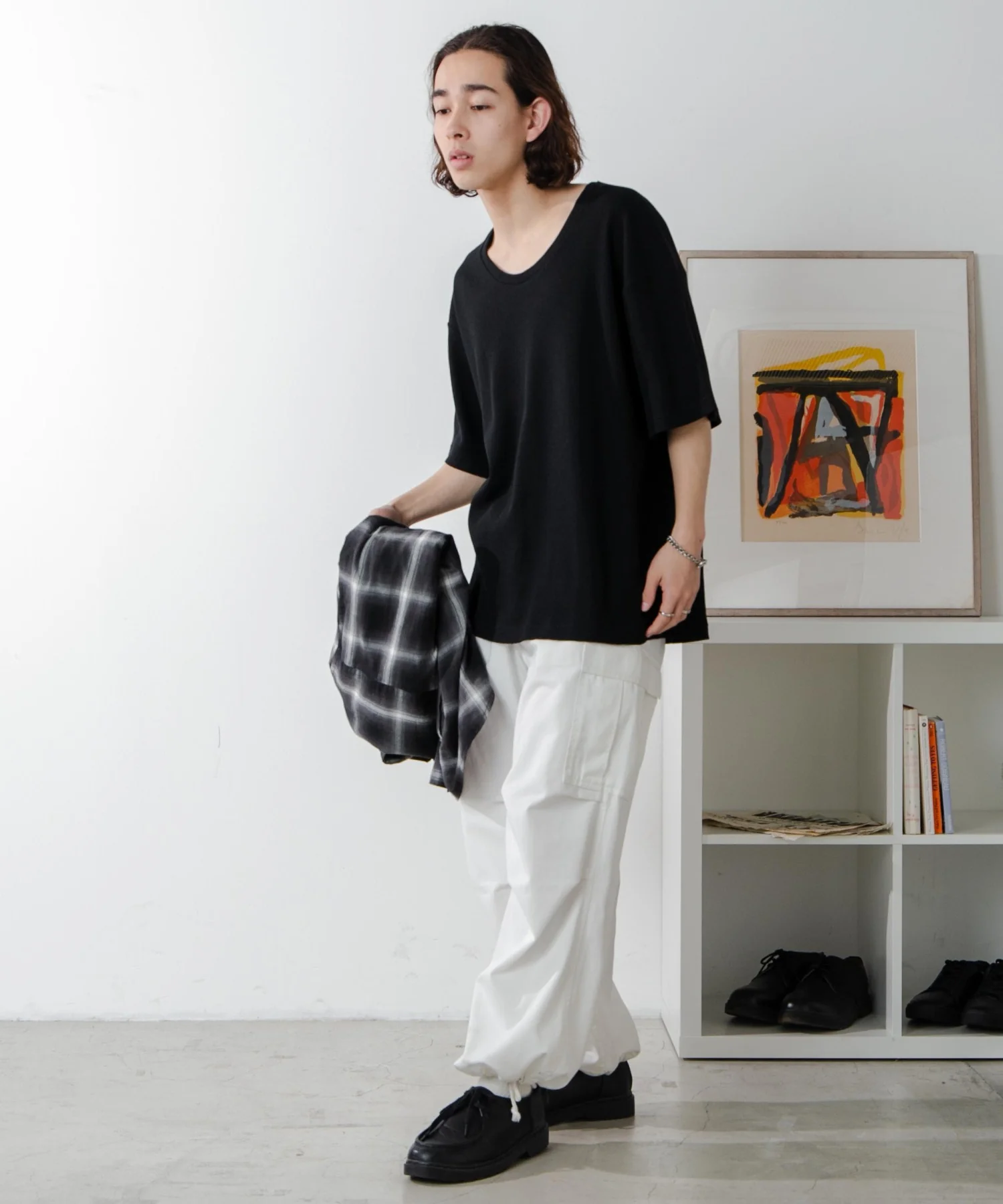 ワッフルUネックT - Image 16