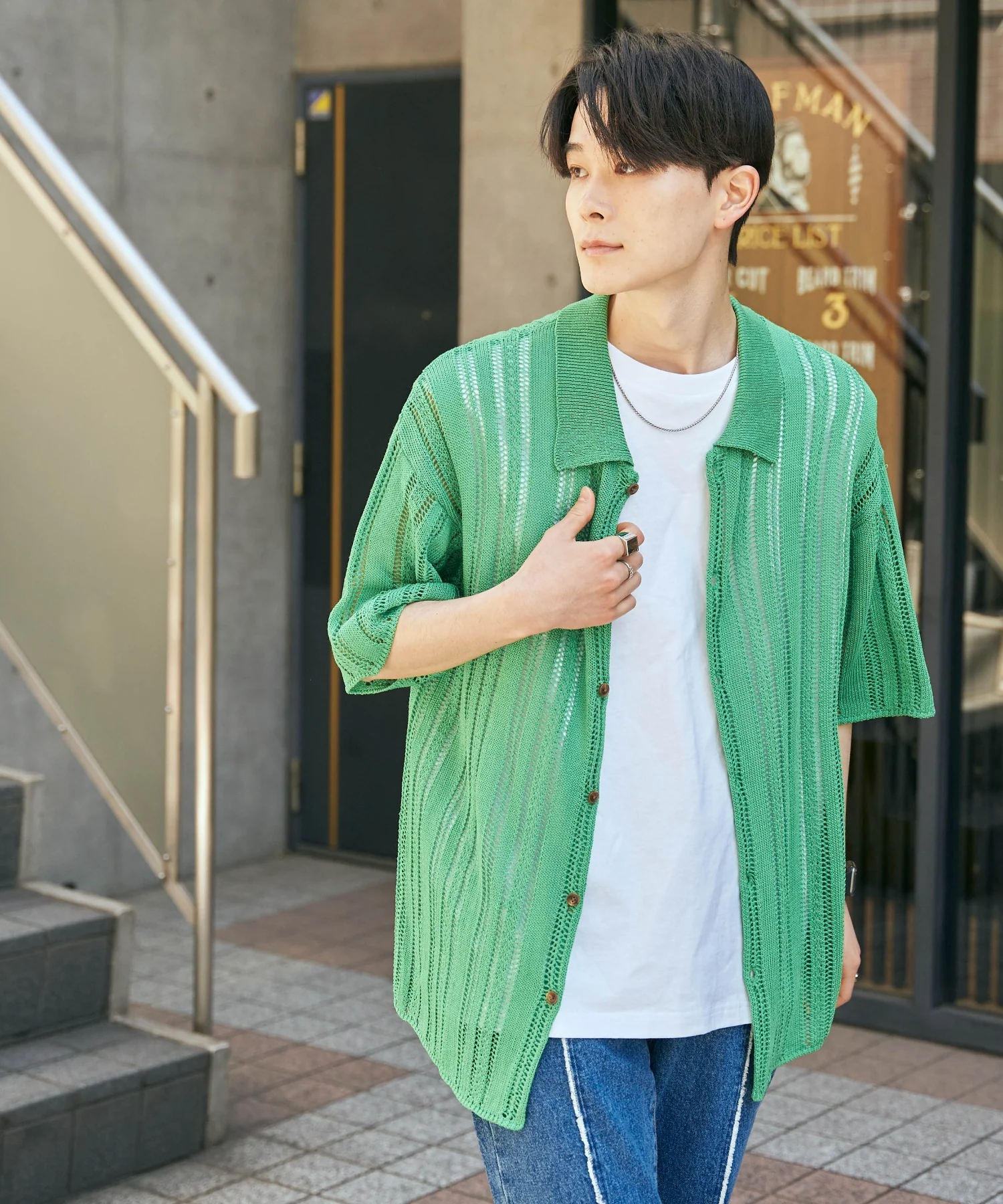メッシュニットBIGシャツ - Image 37