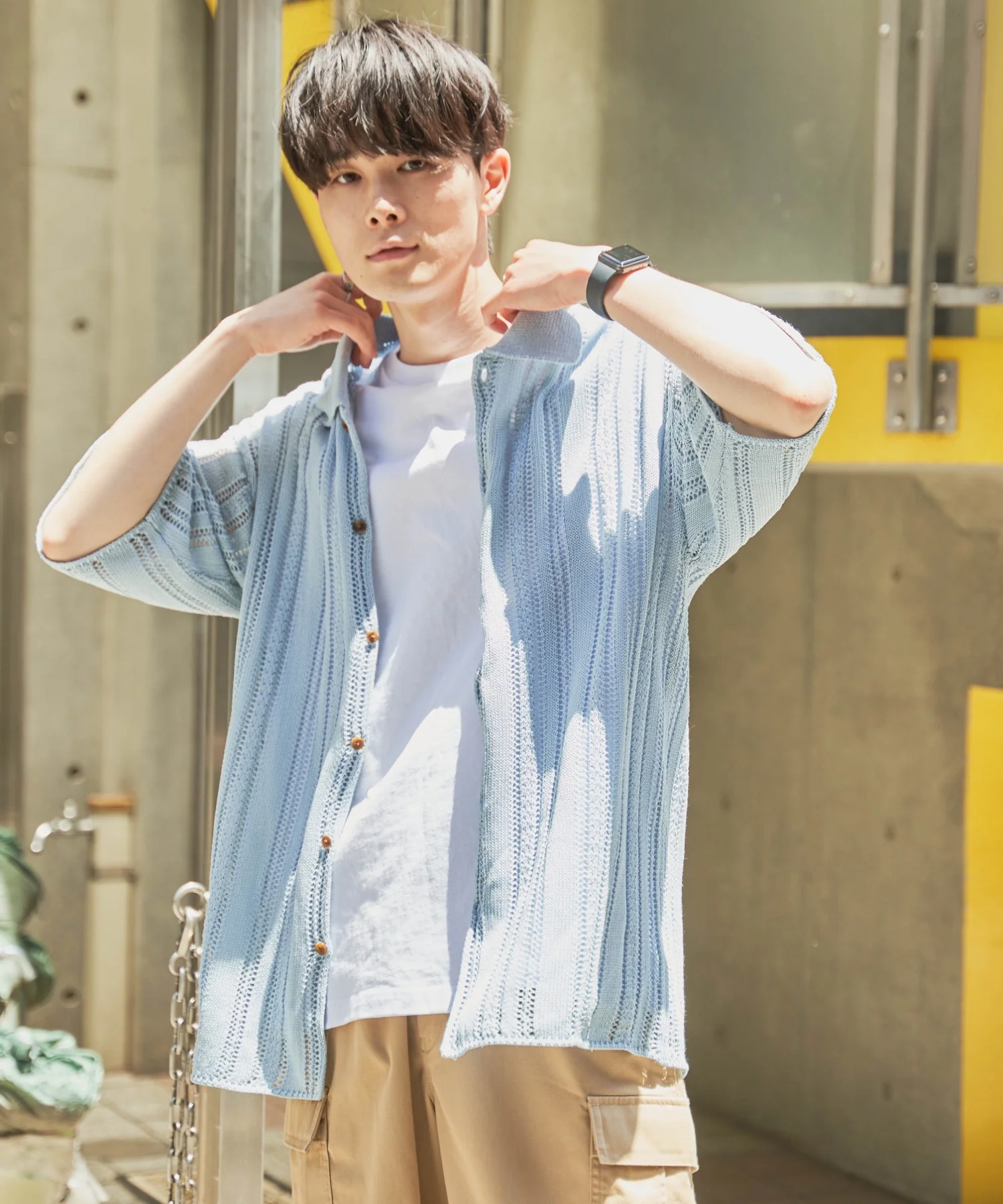 メッシュニットBIGシャツ - Image 41