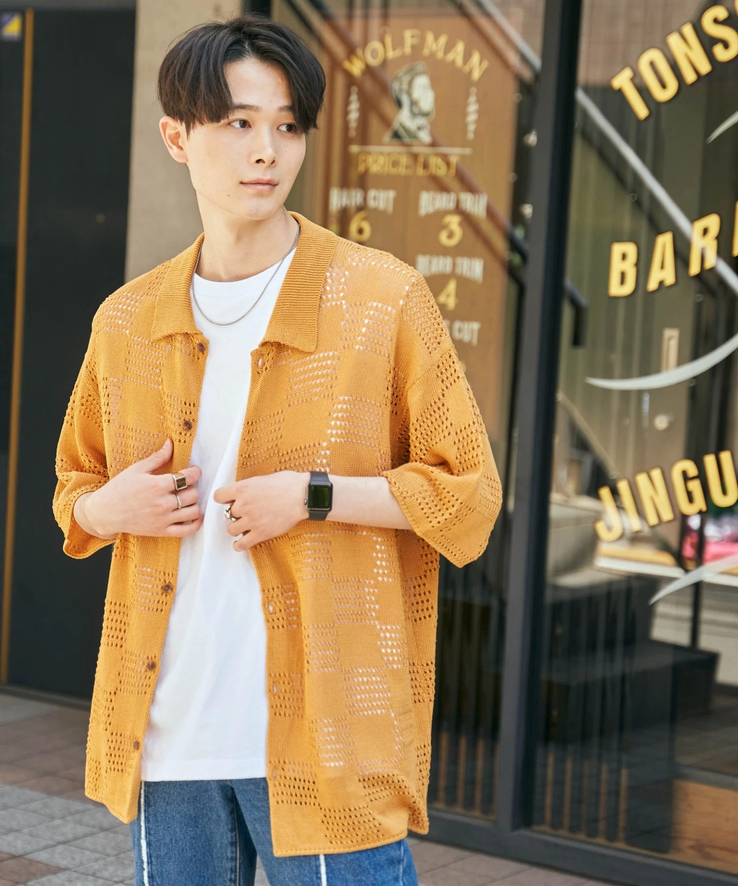 メッシュニットBIGシャツ - Image 5