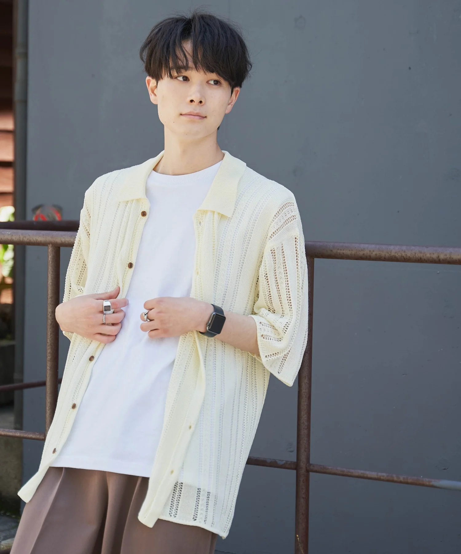 メッシュニットBIGシャツ - Image 8