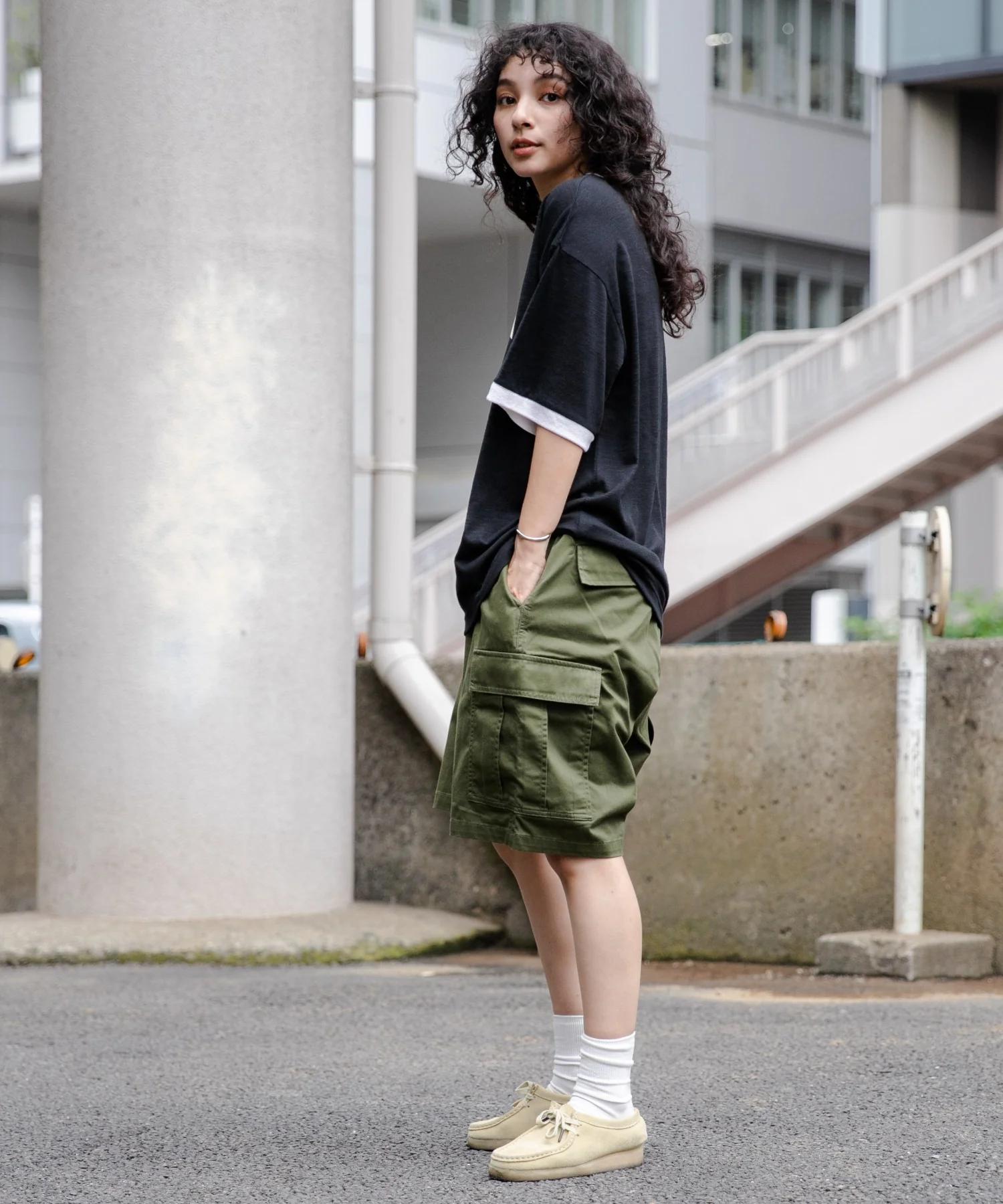 ワイドカーゴショーツ - Image 42