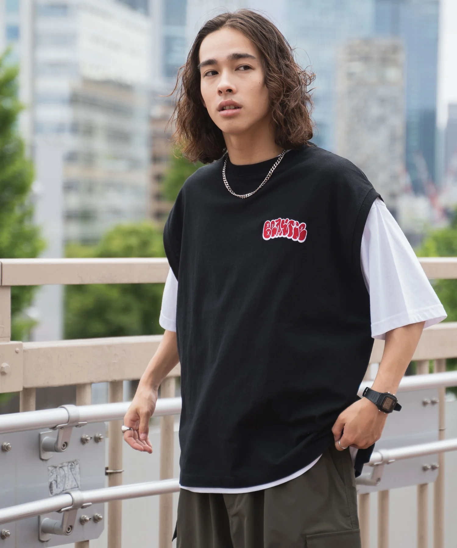 アクセ付きアンサンブルカットベストT - Image 17