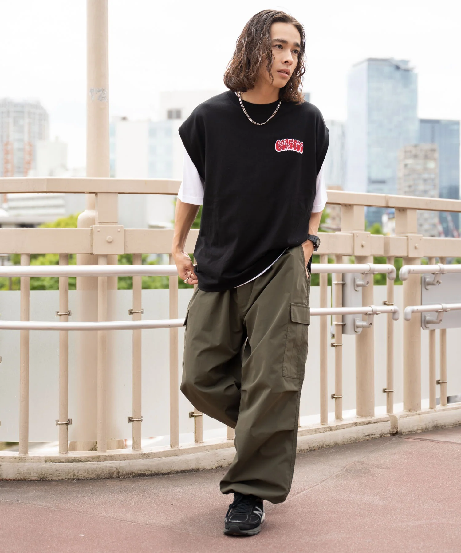 アクセ付きアンサンブルカットベストT - Image 6