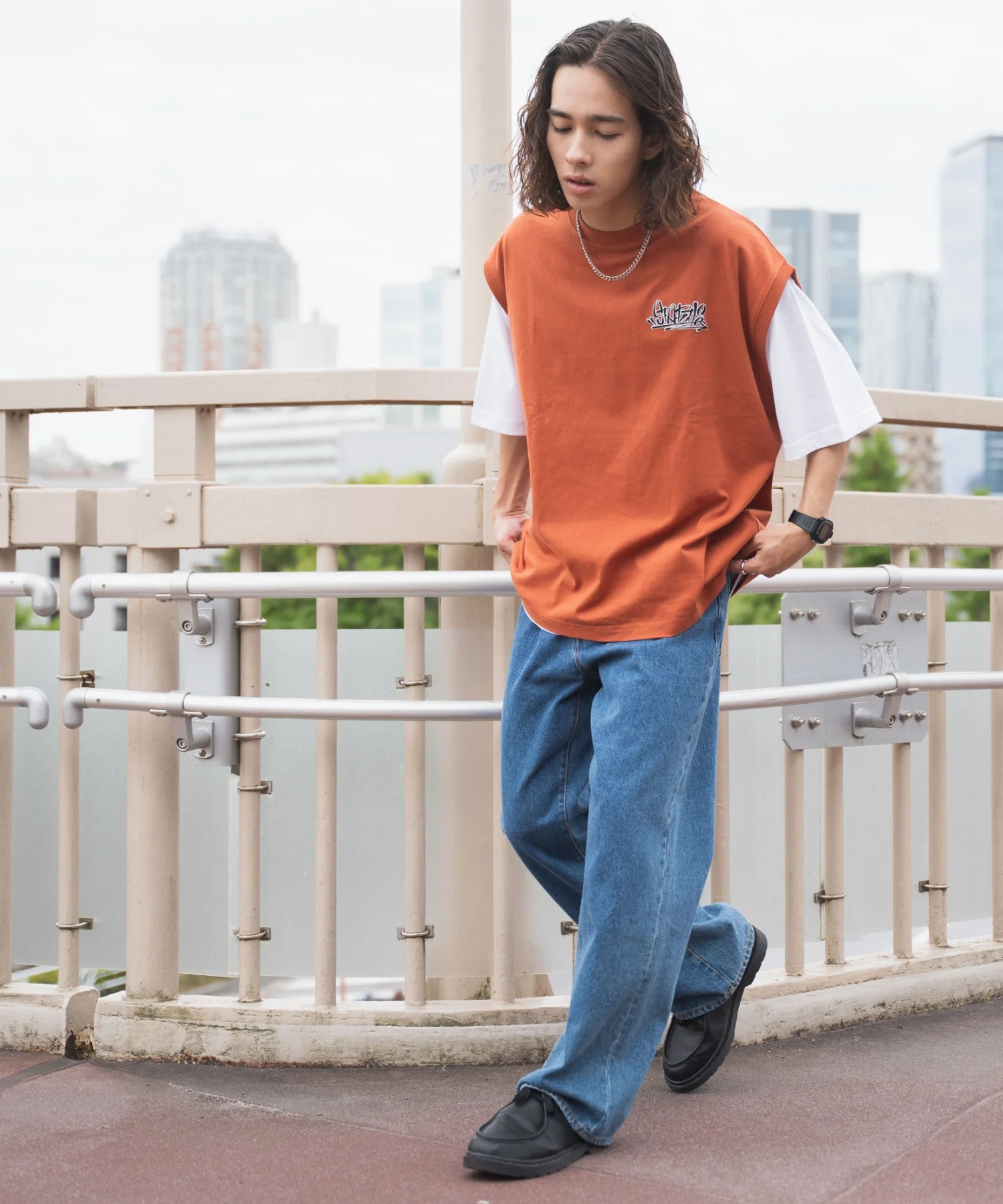 アクセ付きアンサンブルカットベストT - Image 7