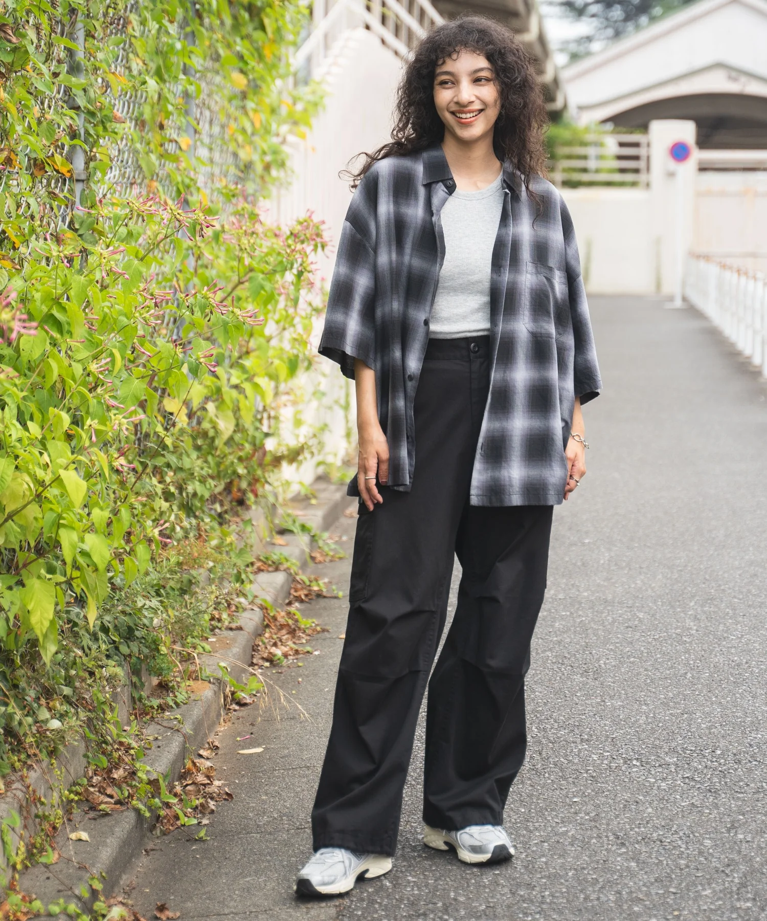 オンブレチェックBIGシャツ - Image 14