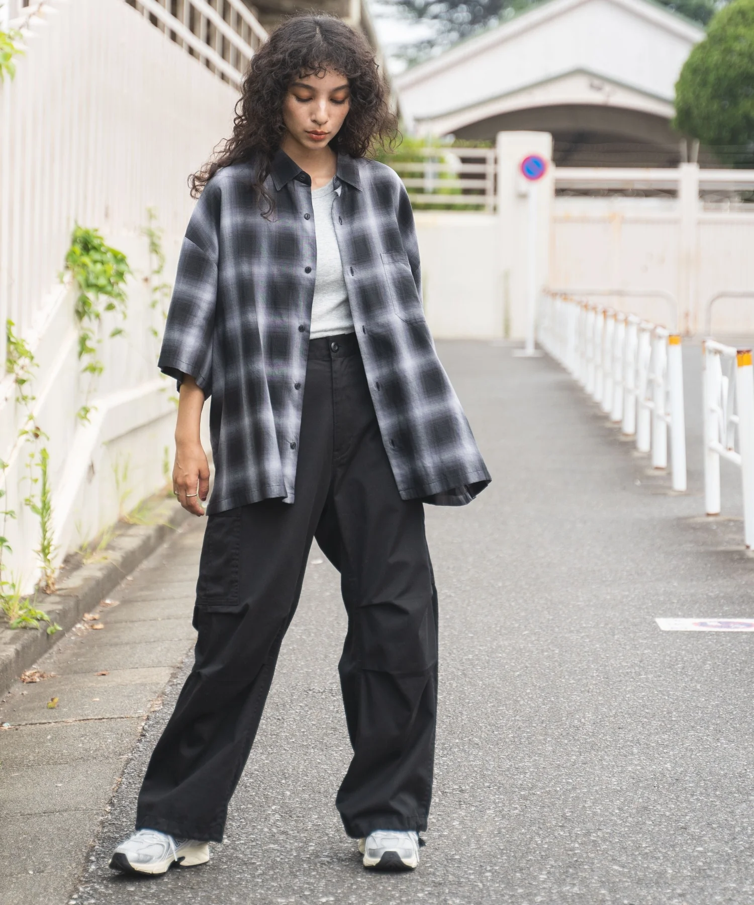 オンブレチェックBIGシャツ - Image 26