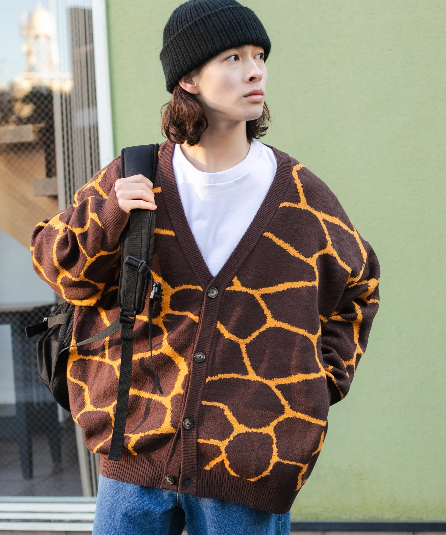 ルーズ総柄カーデ - Image 5
