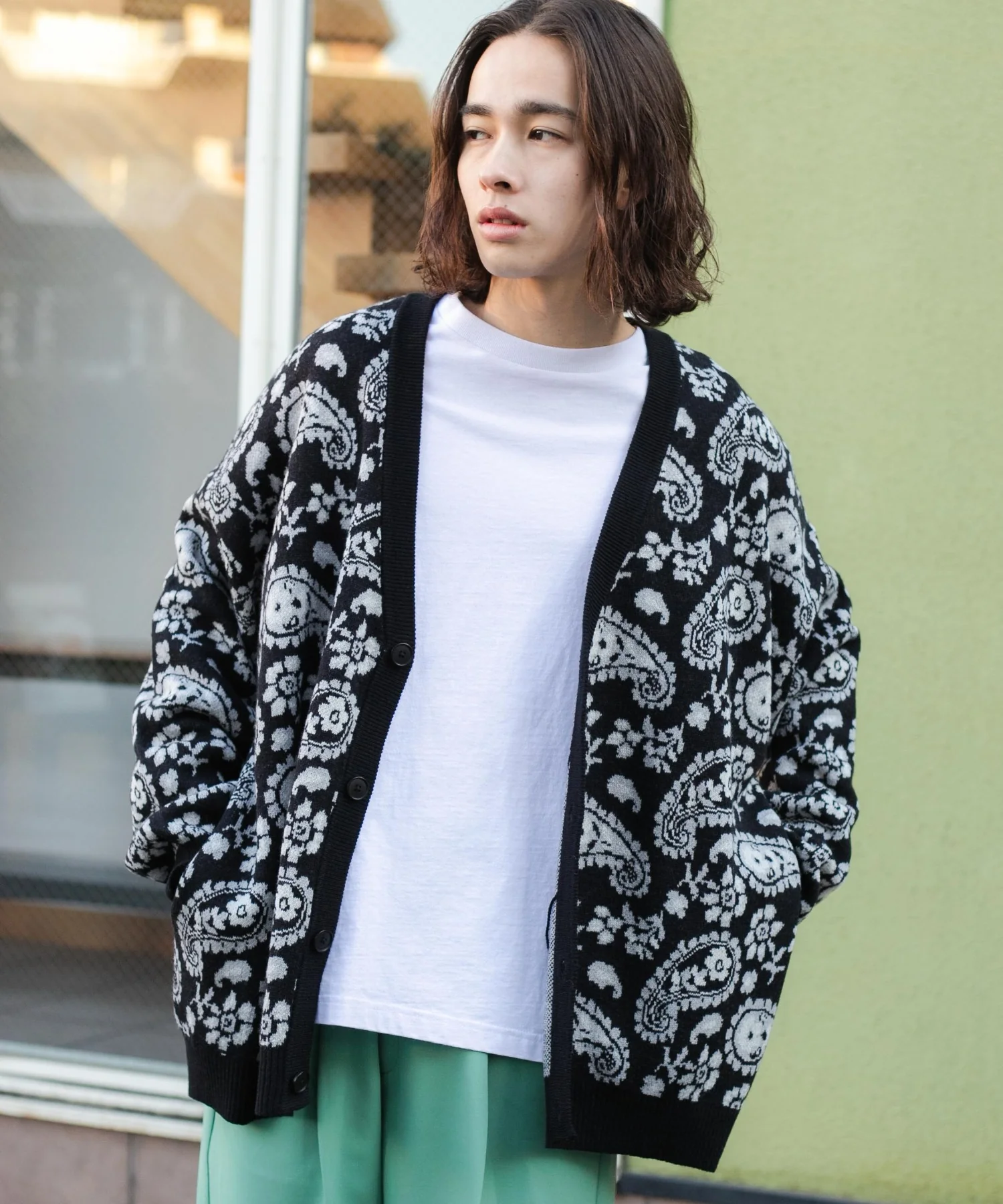 ルーズ総柄カーデ - Image 6