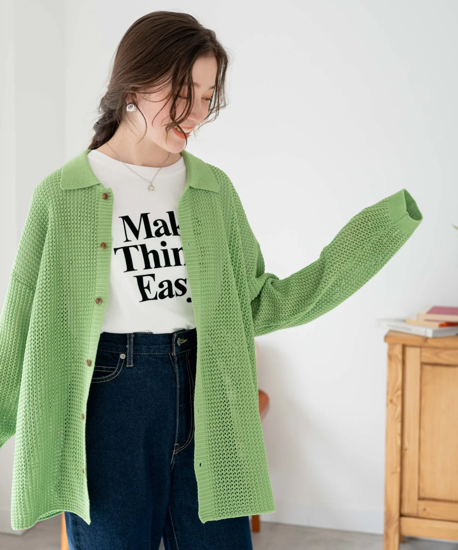 メッシュニットBIGシャツ - Image 10