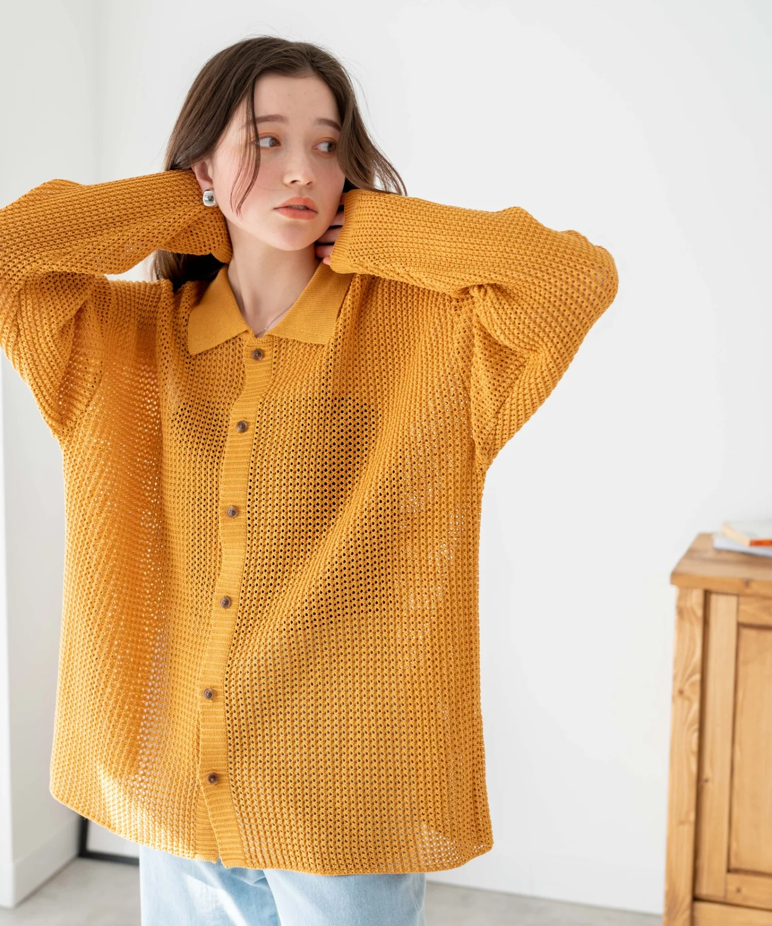 メッシュニットBIGシャツ - Image 36