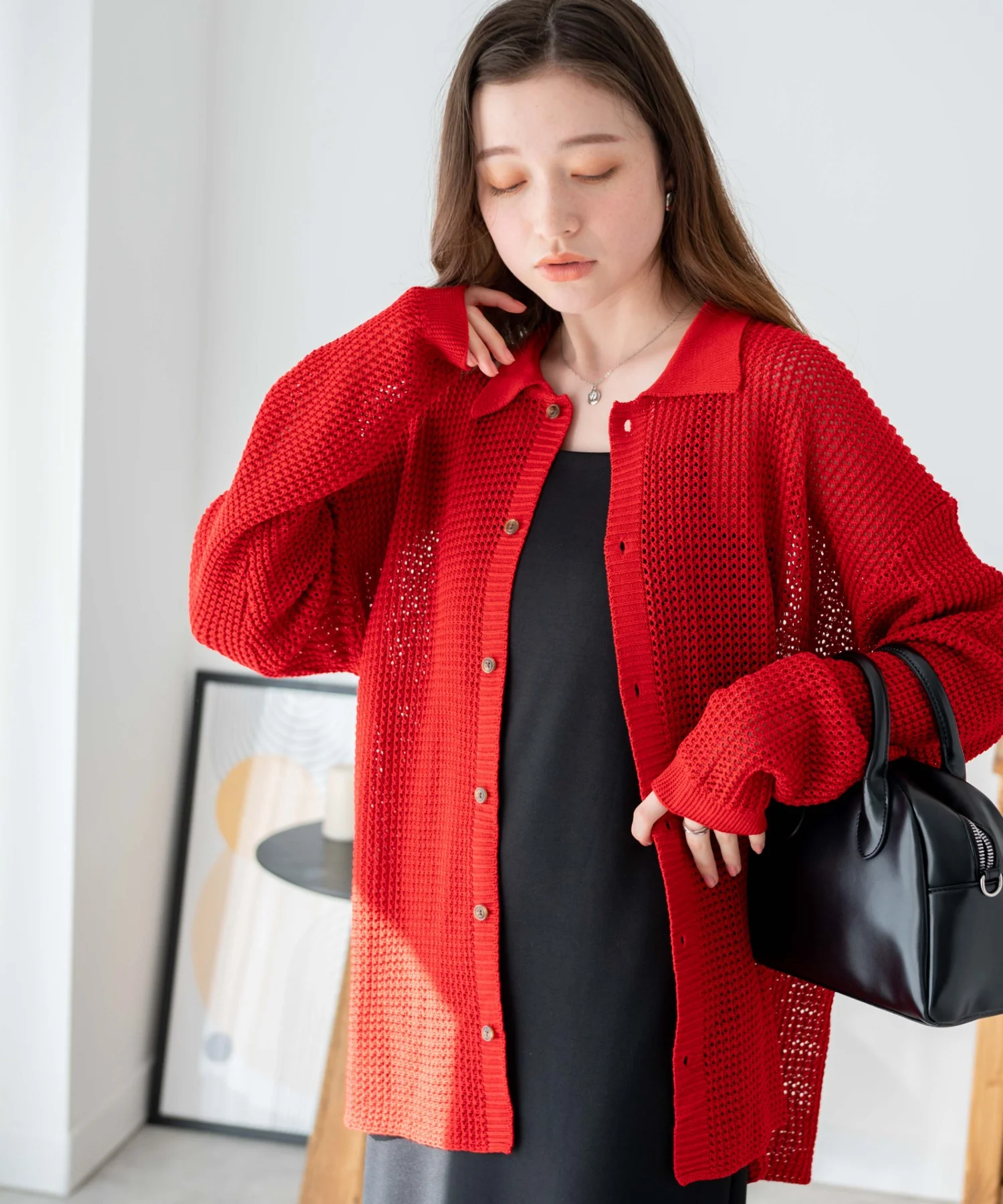 メッシュニットBIGシャツ - Image 4