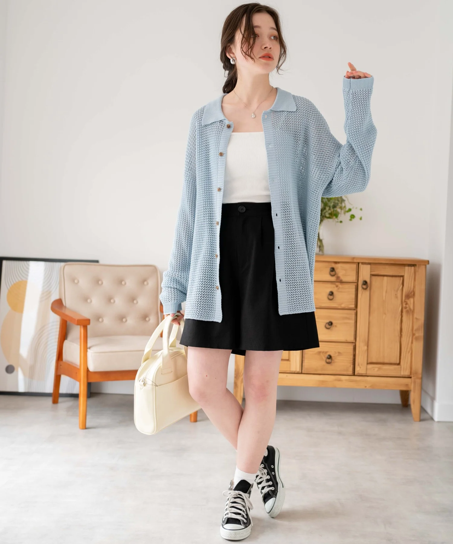 メッシュニットBIGシャツ - Image 41