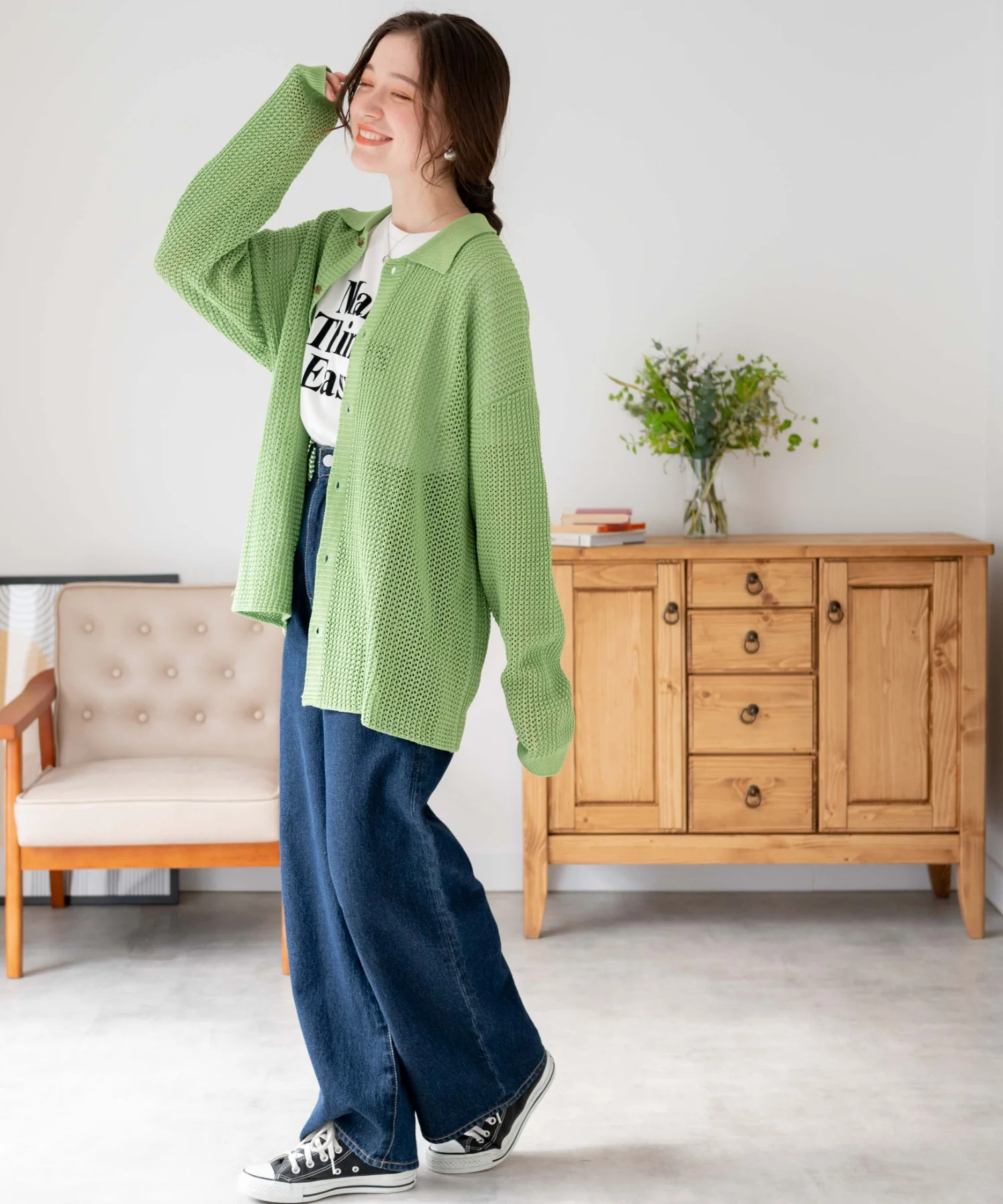 メッシュニットBIGシャツ - Image 45
