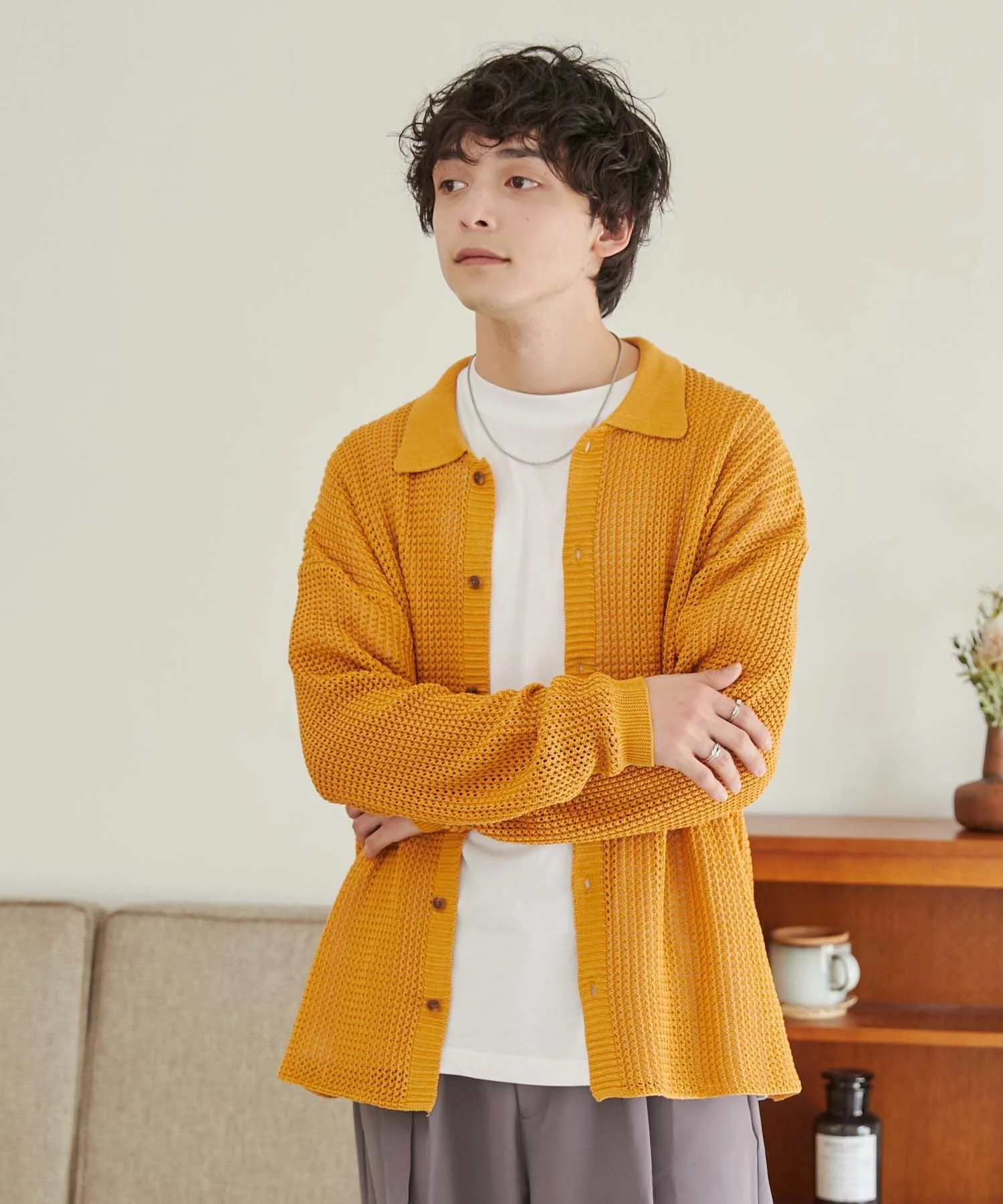 メッシュニットBIGシャツ - Image 5