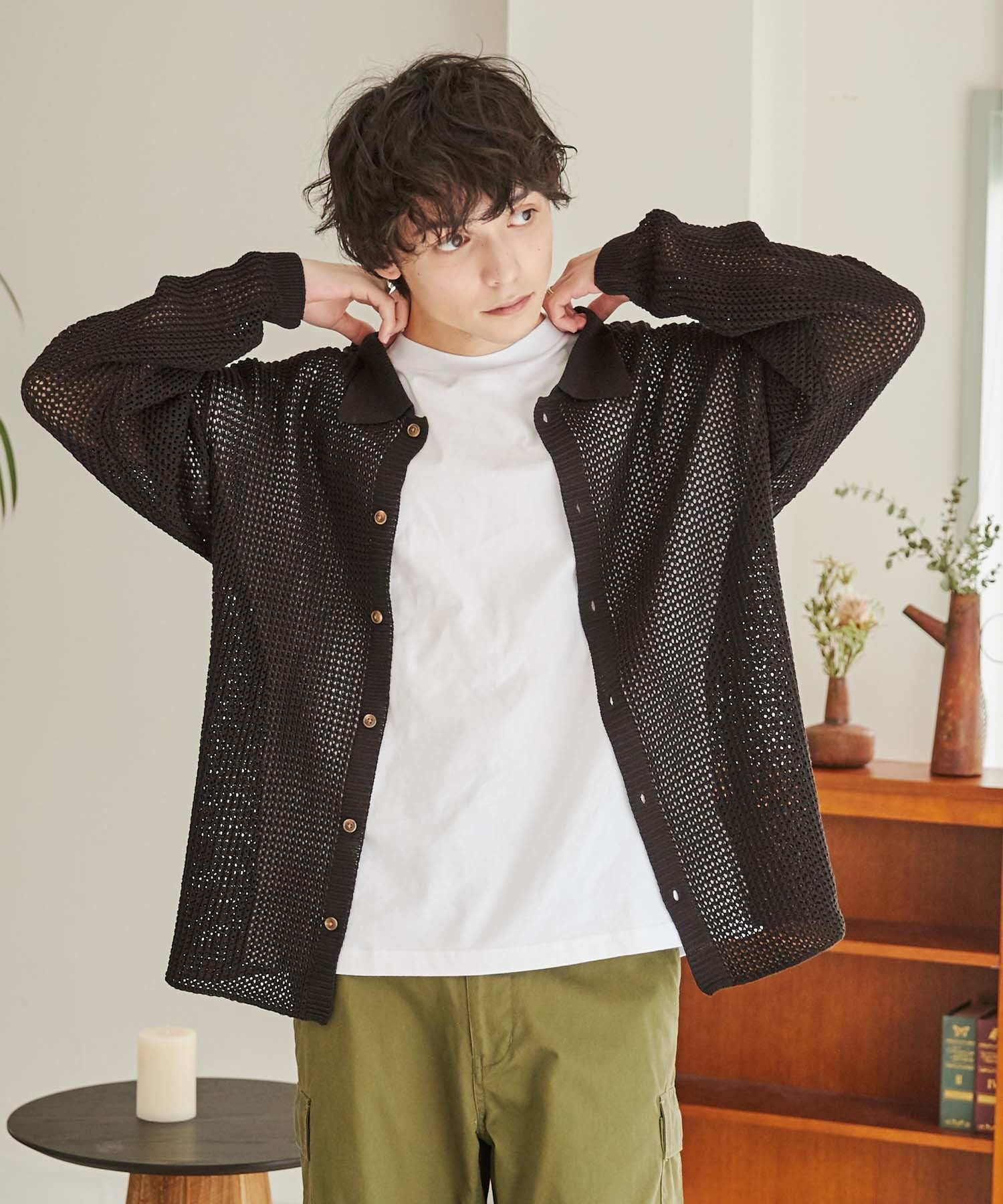 メッシュニットBIGシャツ - Image 6