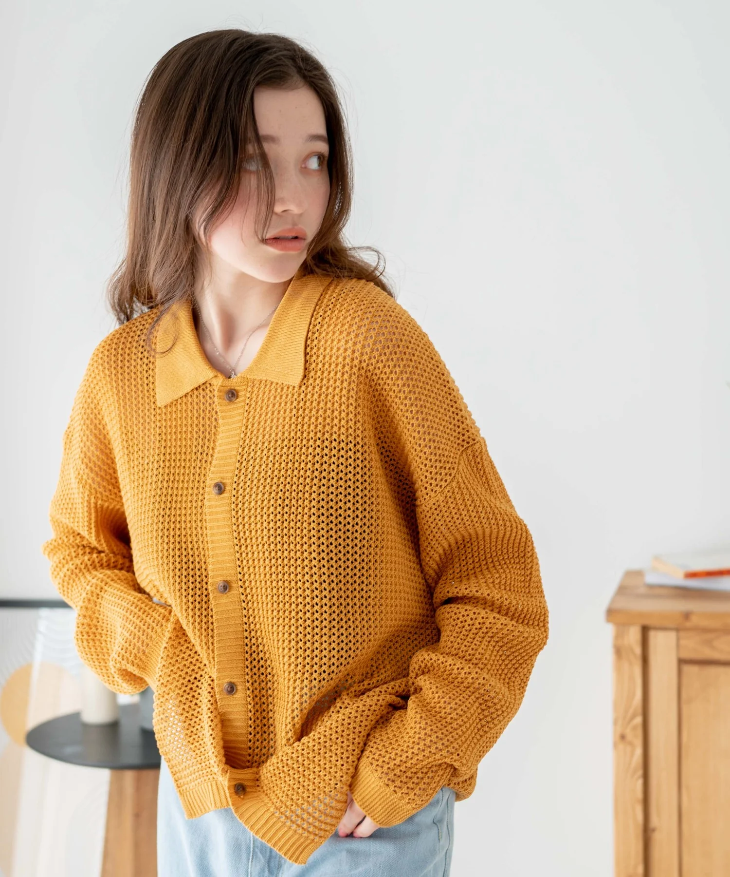メッシュニットBIGシャツ - Image 8