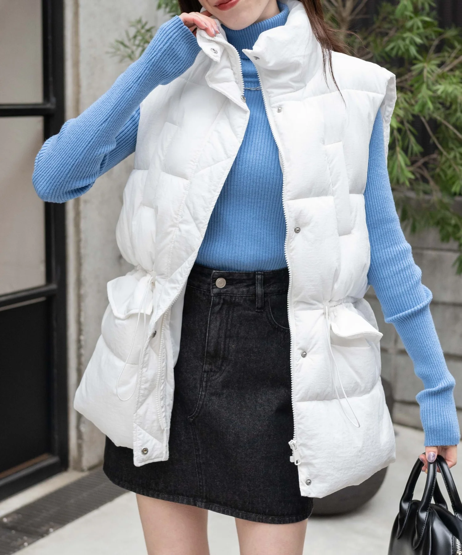 ウエストドロストパテッドベスト - Image 9