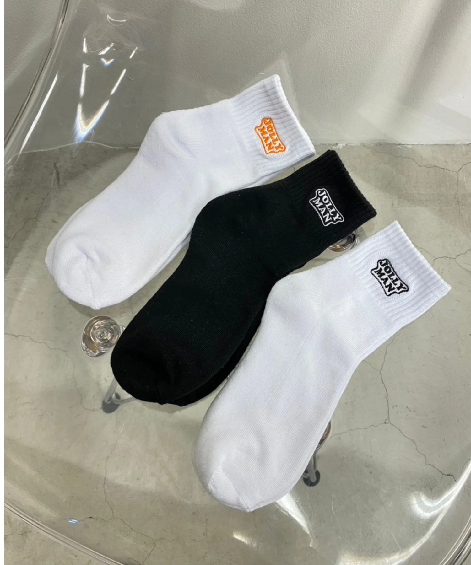 カラーロゴアンクルソックス(23-25cm) - Image 4