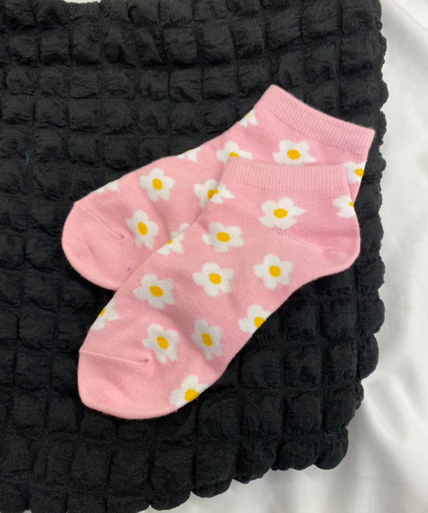 総柄フラワーショートソックス(23-25cm) - Image 4