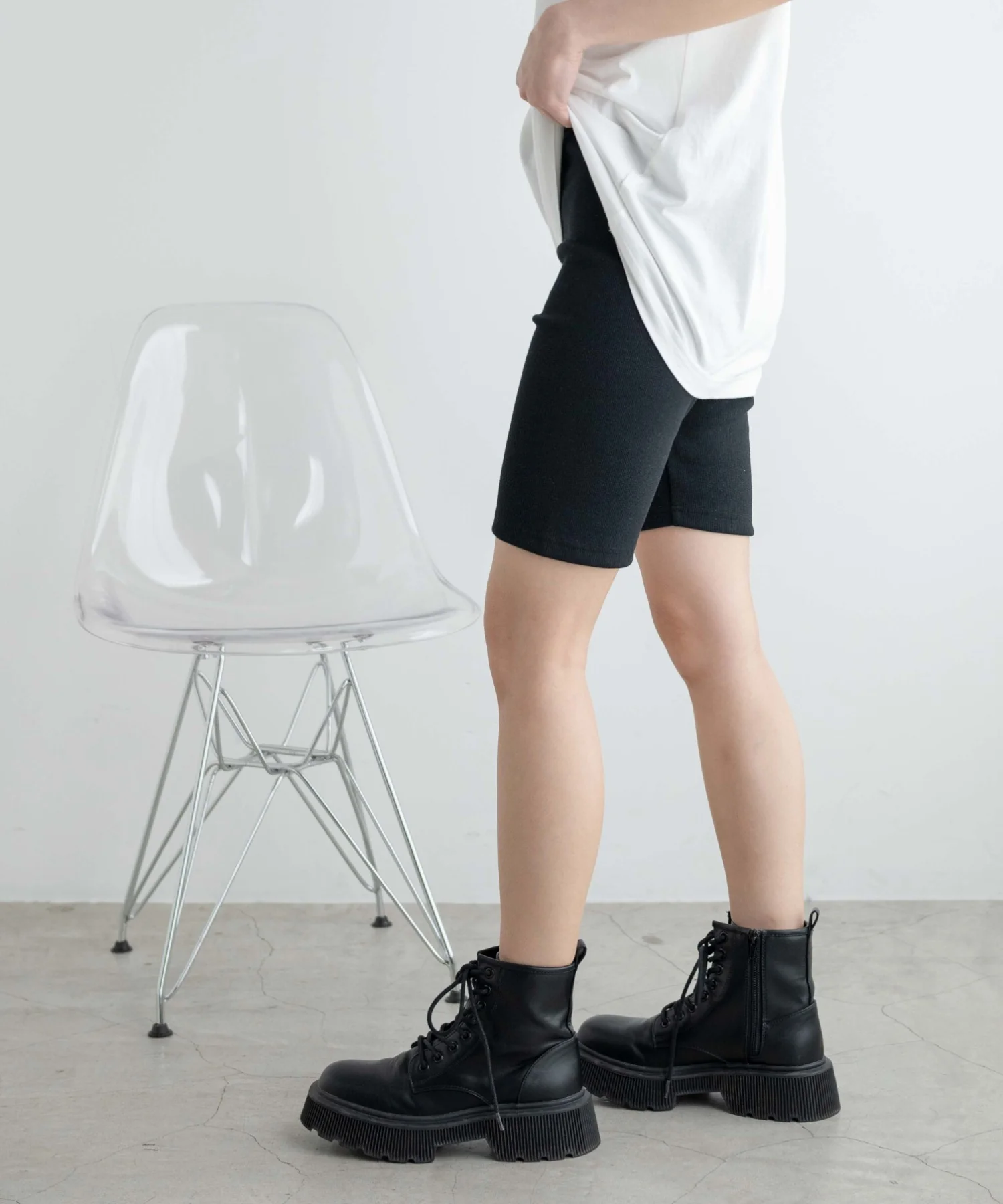 ロゴテープショートレギンス - Image 6