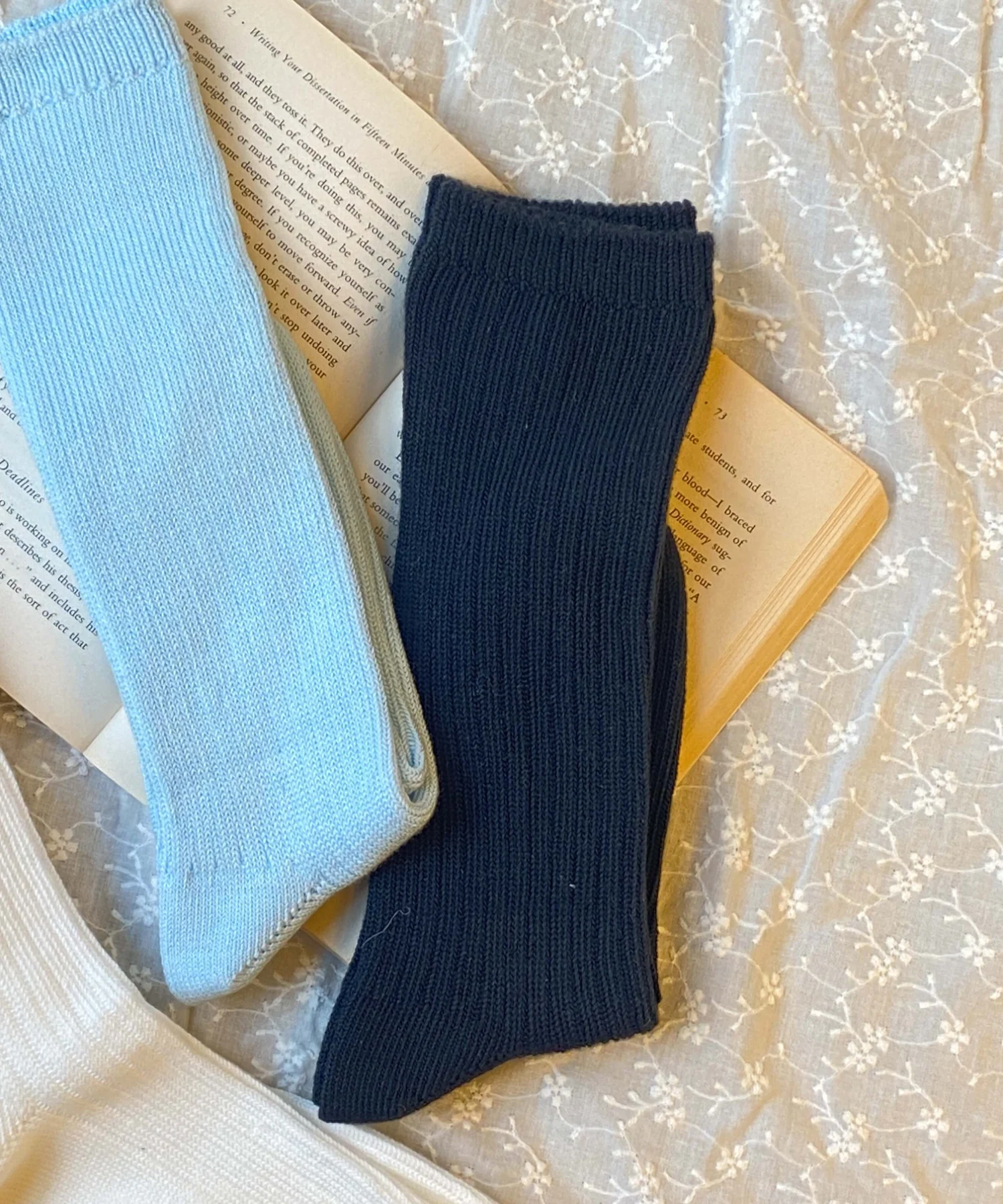 カラーリブハイソックス(23-25cm) - Image 3