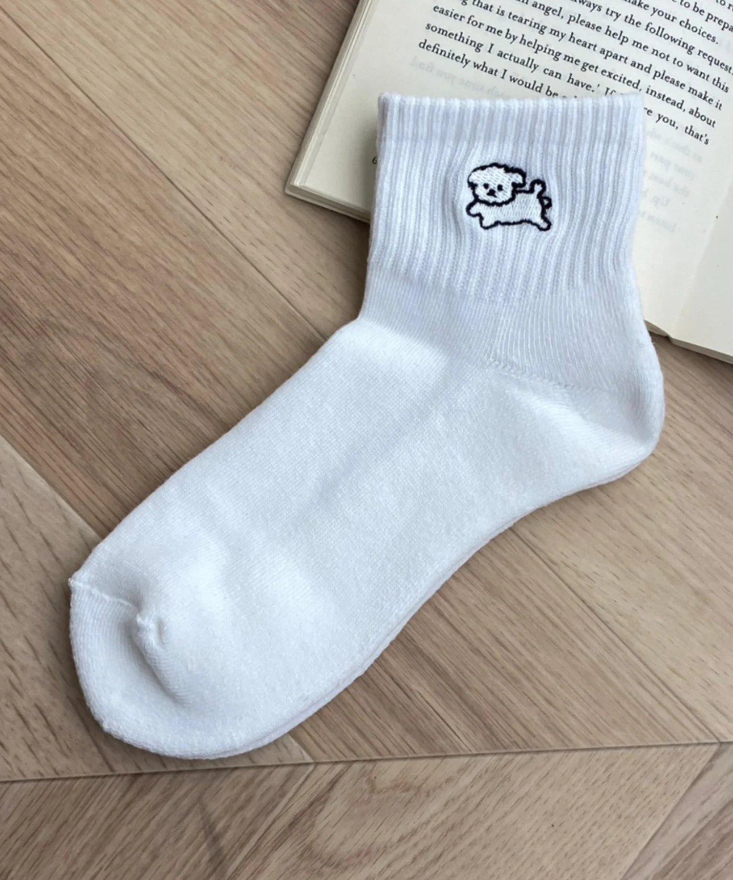 アンクルパイルゆる刺繍ソックス(23-25cm) - Image 7